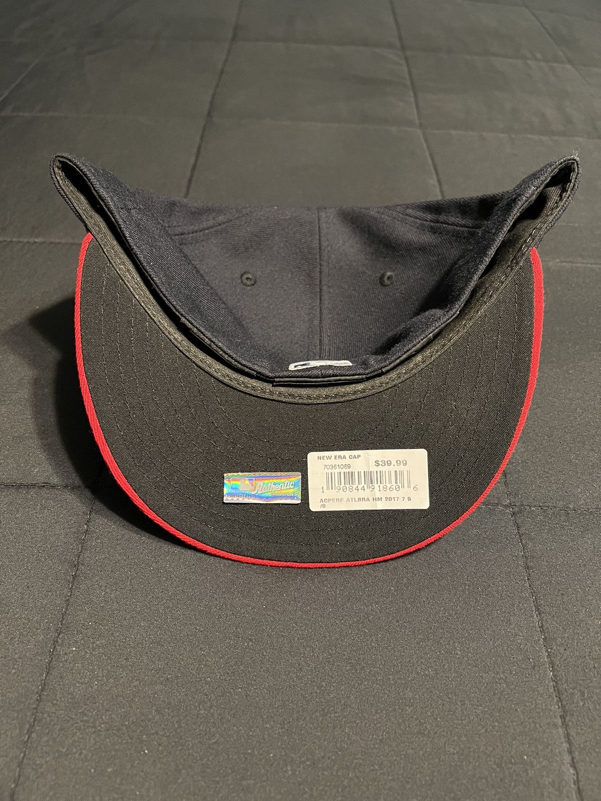 MLB × MyFitteds × New Era Atlanta Braves Fitted Hat Size ONE SIZE - 4 Thumbnail
