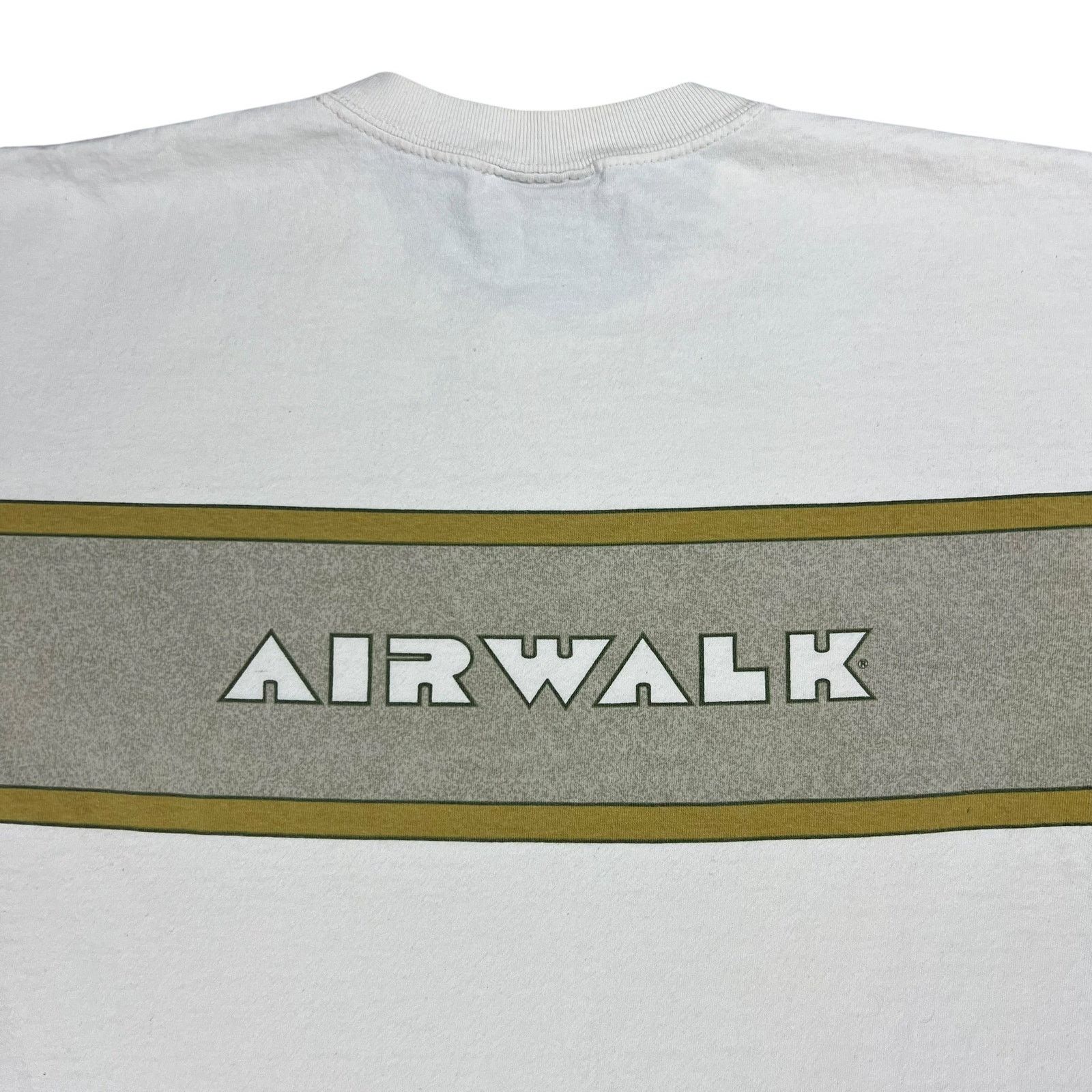 Airwalk × Vintage 1990s Airwalk skateboarding shoes promo wrap around tee Size US L / EU 52-54 / 3 - 8 Thumbnail