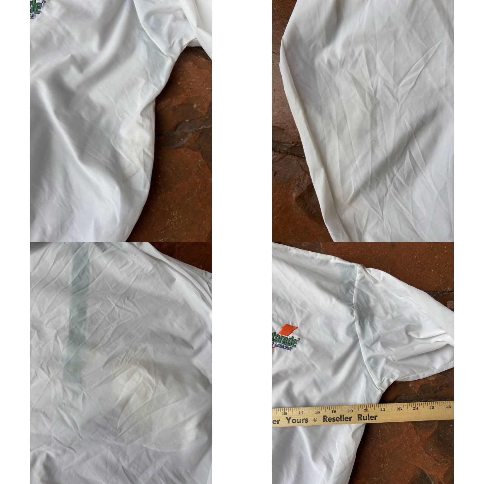 Vintage VINTAGE Gatorade Thirst Quencher Promo Jacket Mens Jacket M White 90s 80s Windbreaker Logo Paced by Swingster Size US M / EU 48-50 / 2 - 8 Thumbnail