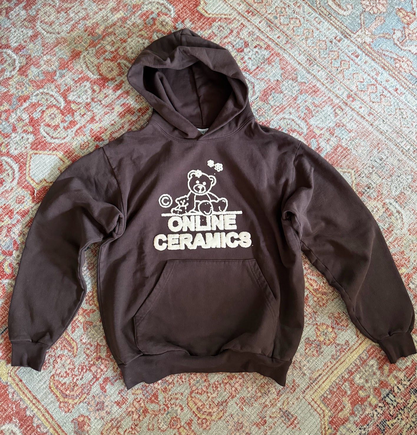 Online Ceramics Teddy Bear Logo 14oz Fleece Hoodie Size US M / EU 48-50 / 2 - 1 Thumbnail