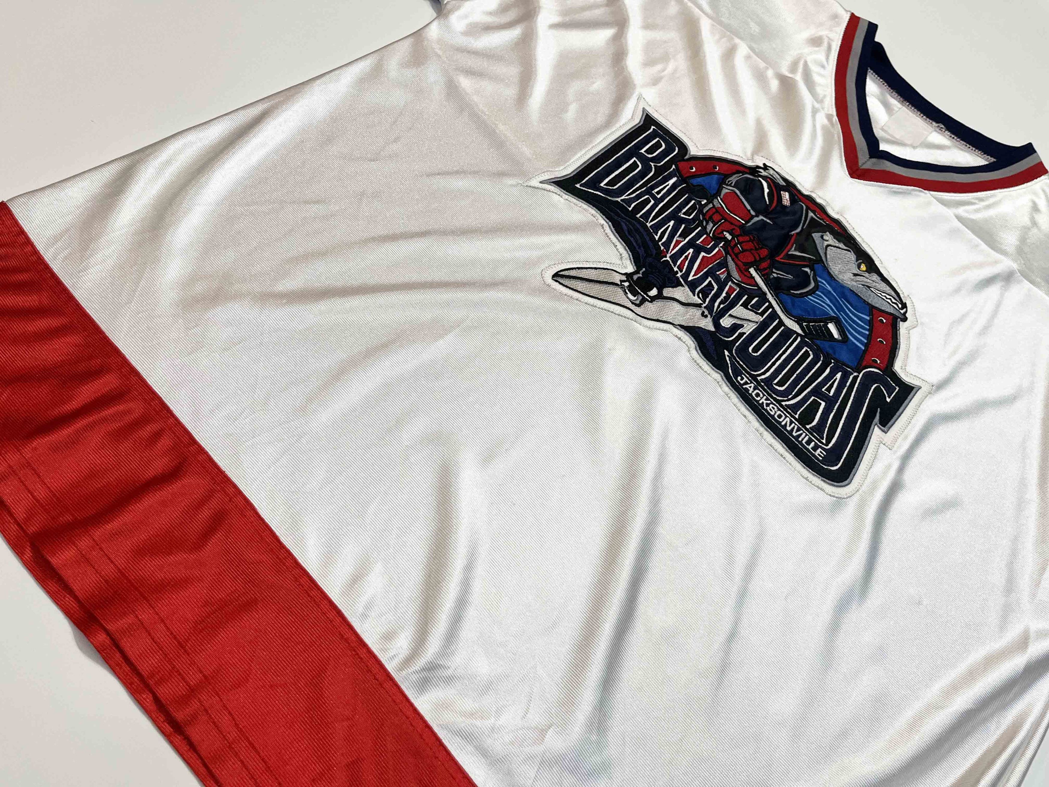 Vintage Vintage Jacksonville Barracudas Minor Hockey Jersey Size US XL / EU 56 / 4 - 4 Thumbnail