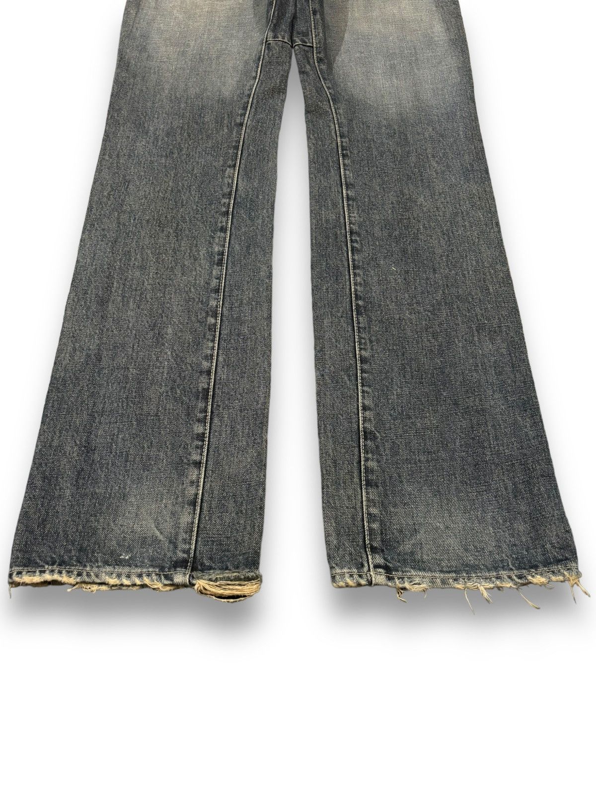 Hysteric Glamour Vintage Japanese Brand Bartack Studded Distressed Punk Jeans Size US 32 / EU 48 - 16 Thumbnail