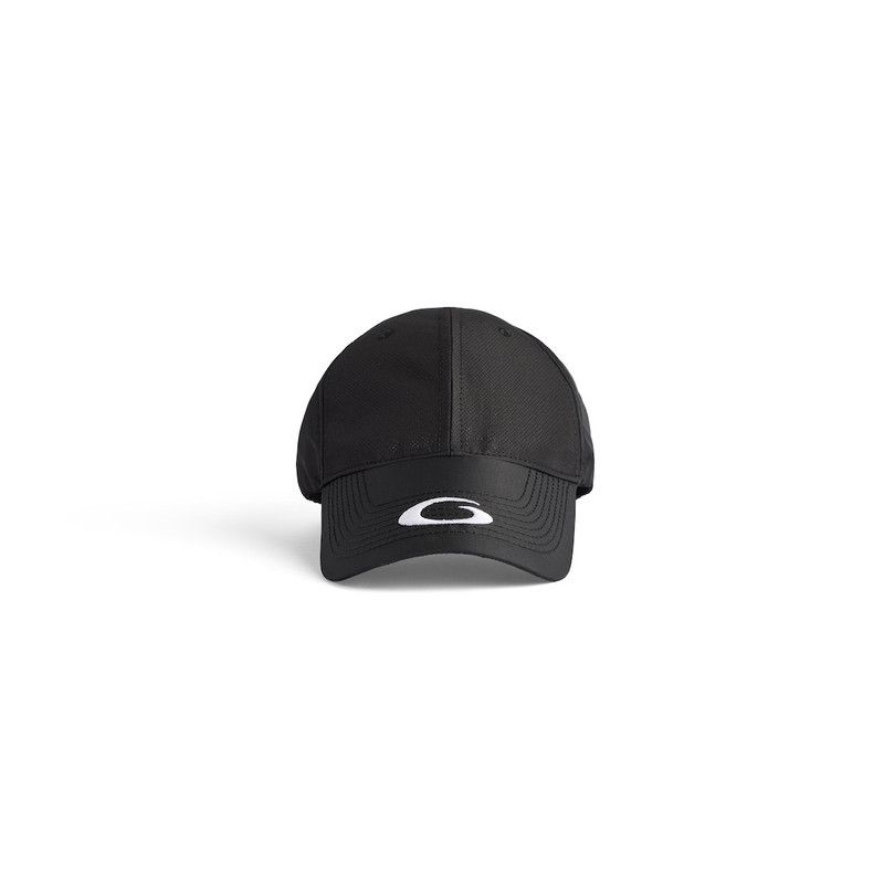 Balenciaga o1tr1nto0526 Size: OS / Perforated Trucker Hat / Cap Black Size ONE SIZE - 1 Thumbnail