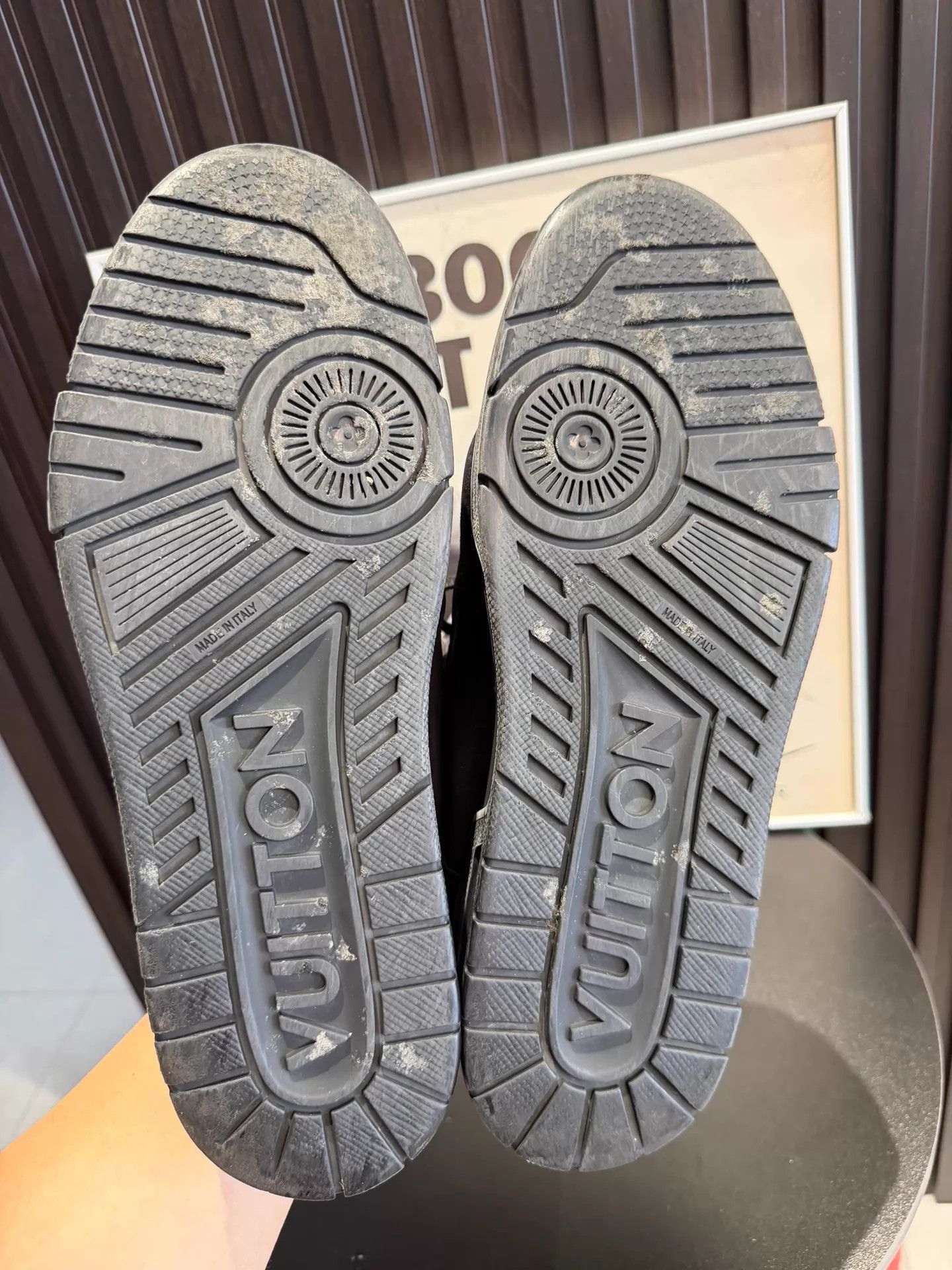 Louis Vuitton LV Trainer Black UK8 (42) 1A5YSD Size US 9 / EU 42 - 8 Thumbnail