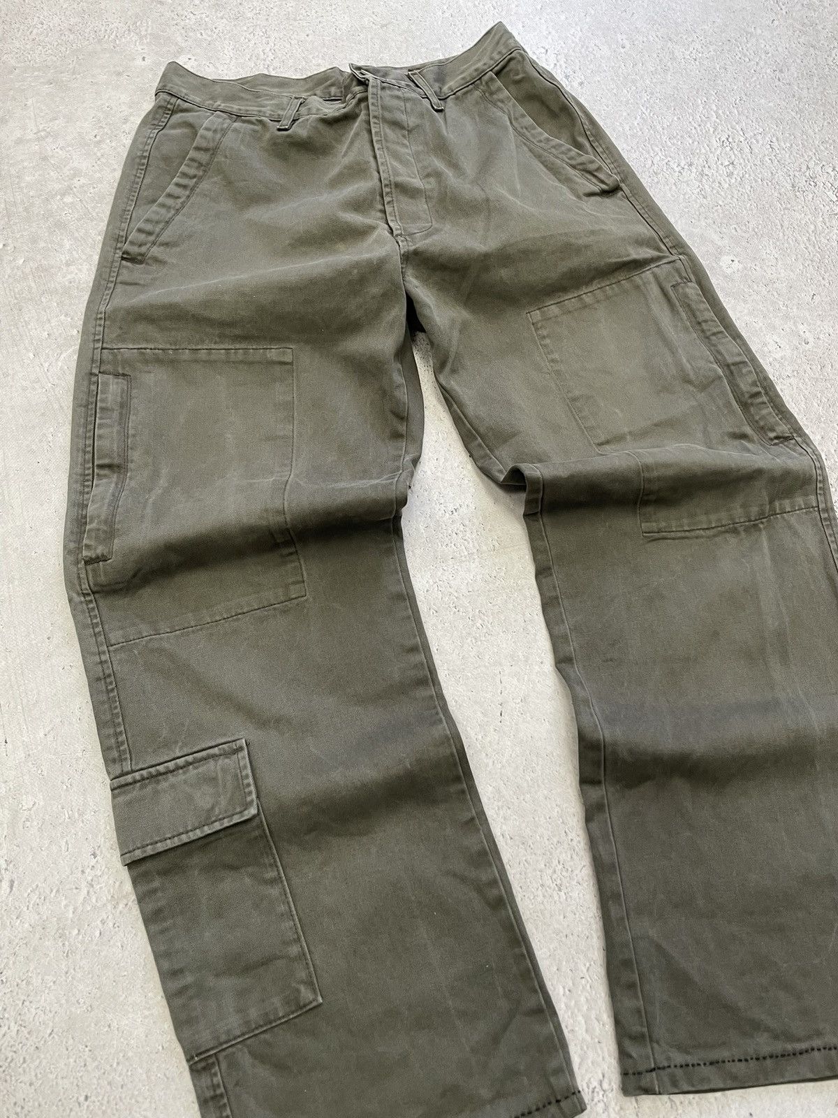 GAS Junya watanabe green workwear cargo pants carpenter utility Size US 33 - 2 Thumbnail