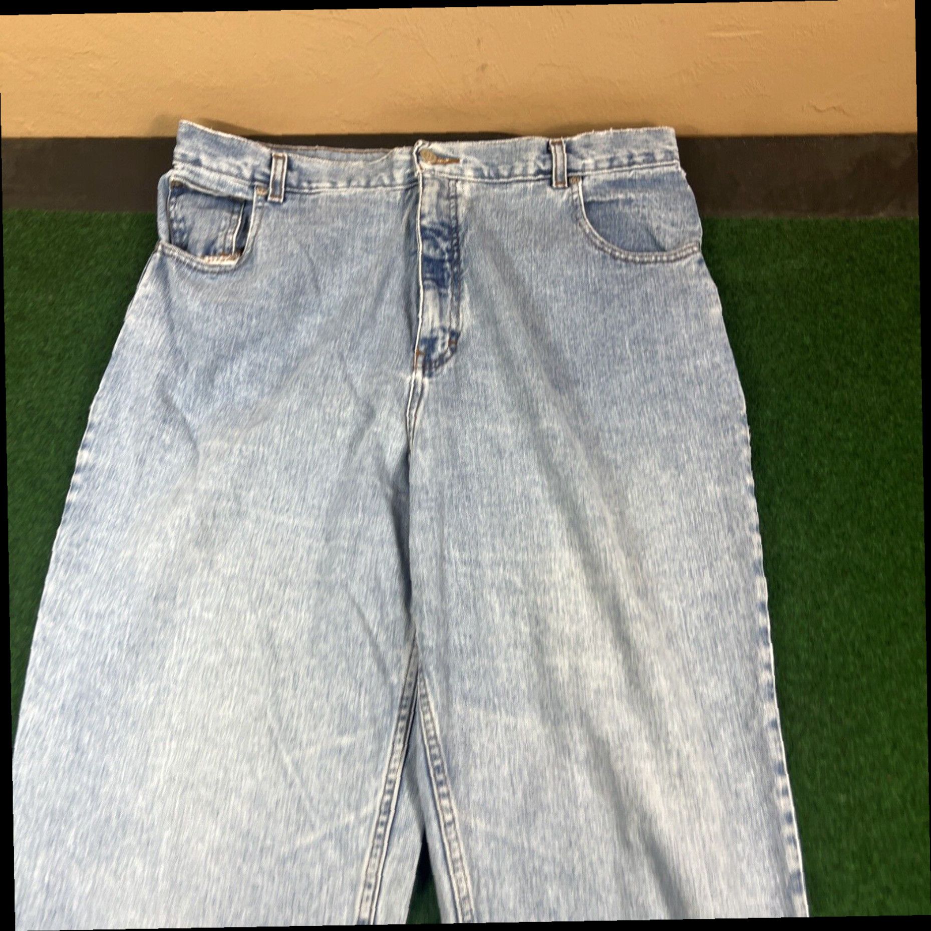 Vintage Crossroads Jeans Womens 18R Relaxed Straight Denim Pants Ladies Light Wash Size 40" / US 18 - 2 Thumbnail