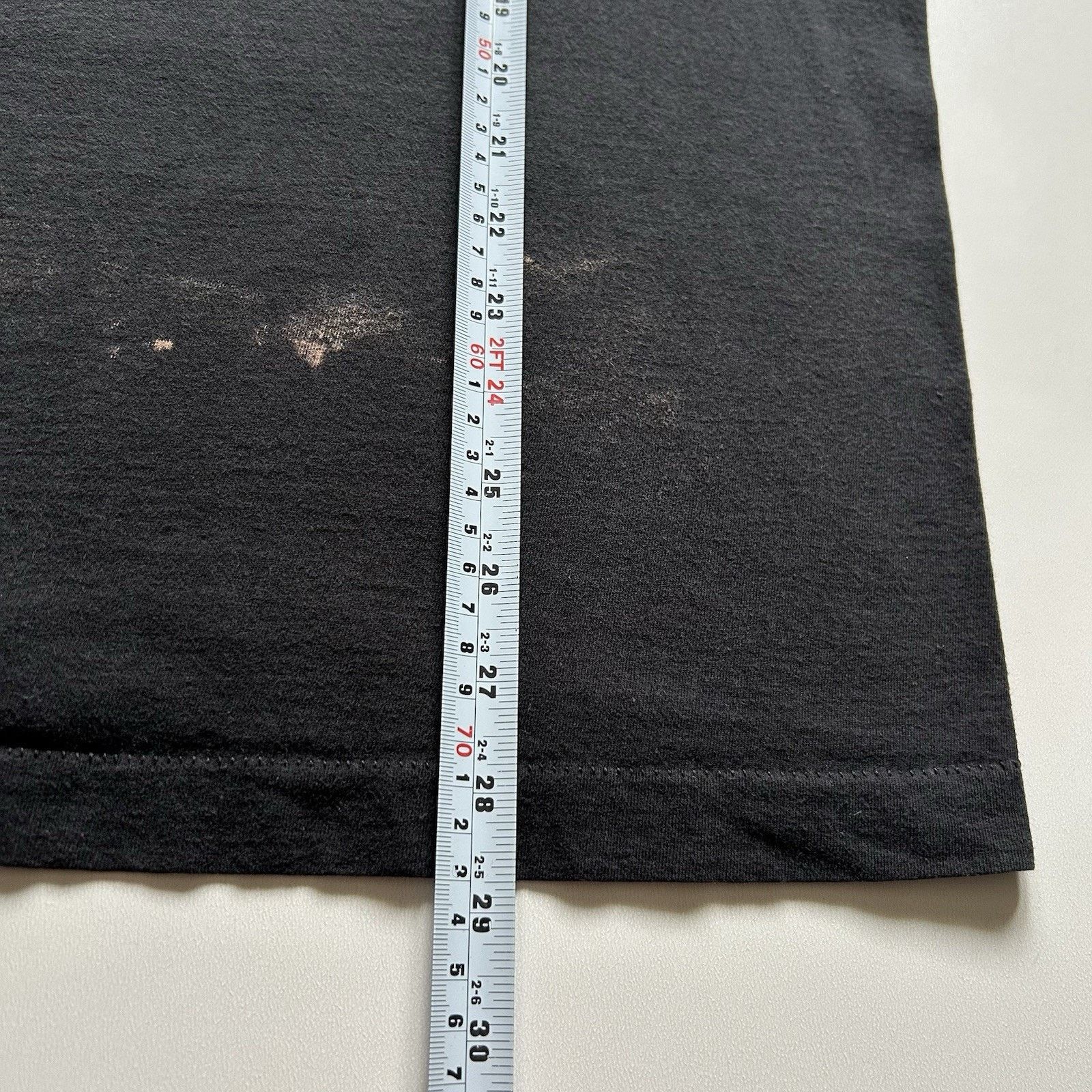 Vintage Vintage Faded Black Pocket T-Shirt Large 90s Single Stitch Size US XL / EU 56 / 4 - 7 Thumbnail