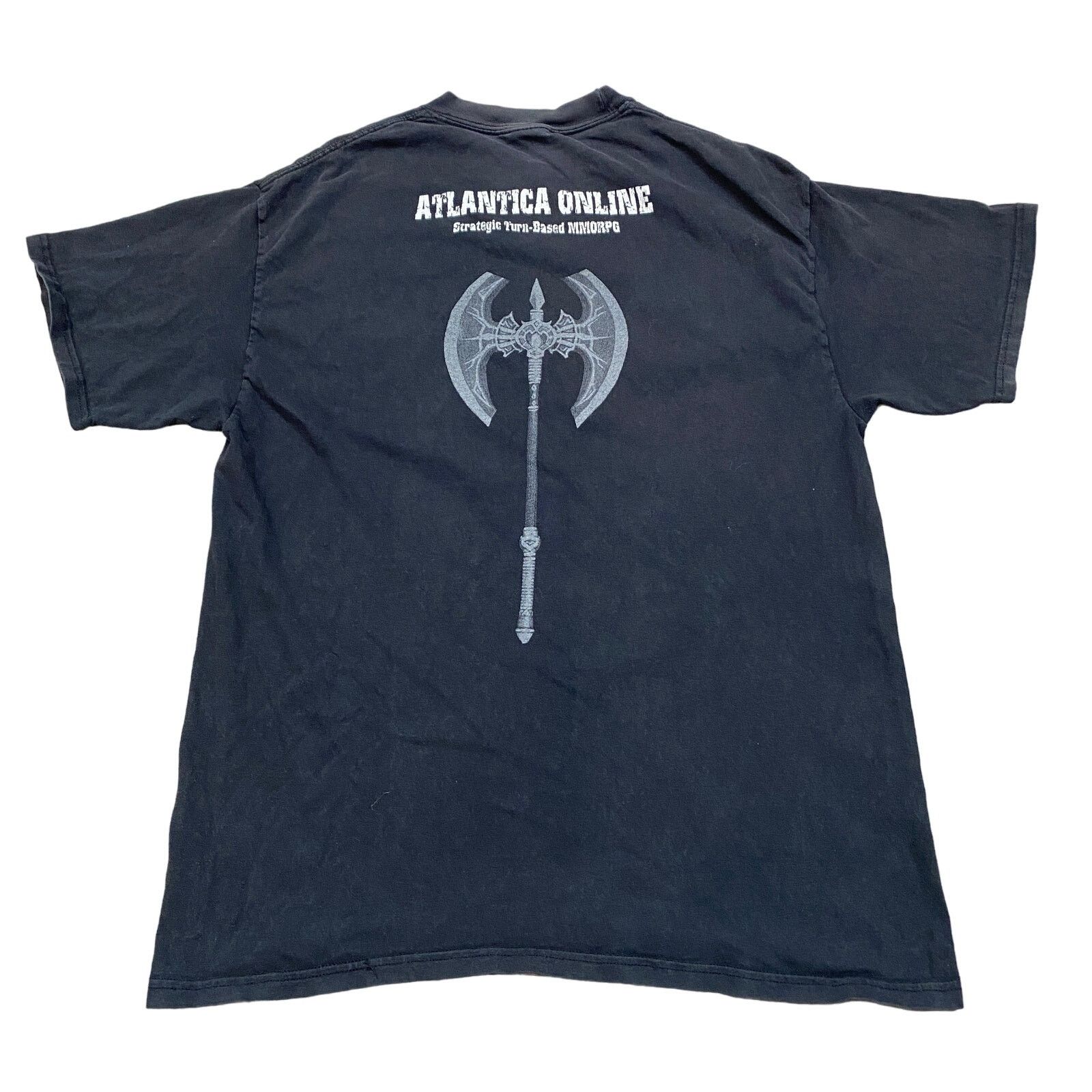 Hanes × Vintage Rare Vintage Atlantica Online MMORPG T Shirt Men's L Gamer Size US L / EU 52-54 / 3 - 1 Thumbnail