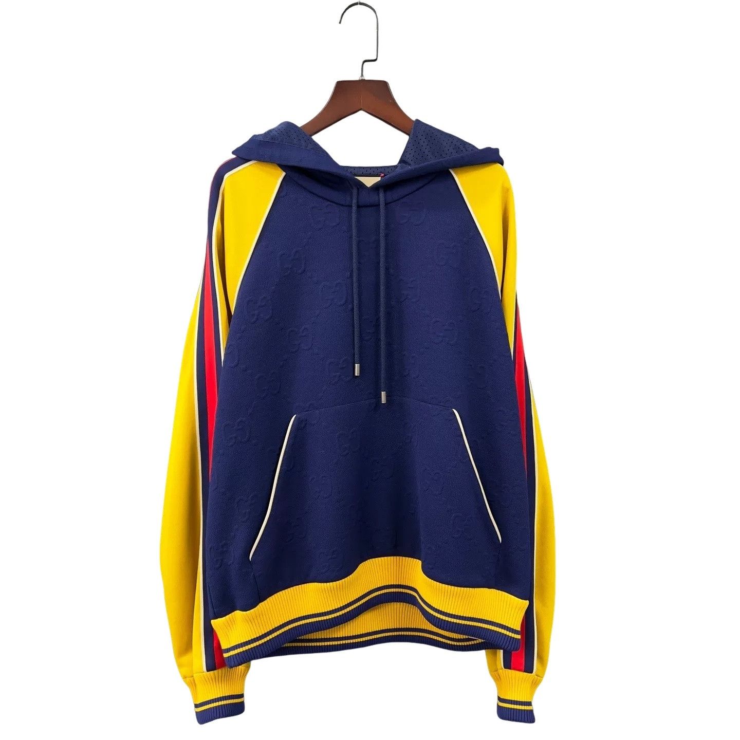 Gucci Gucci Embossed Logo Colorblock Hoodie Size M Size US M / EU 48-50 / 2 - 1 Thumbnail