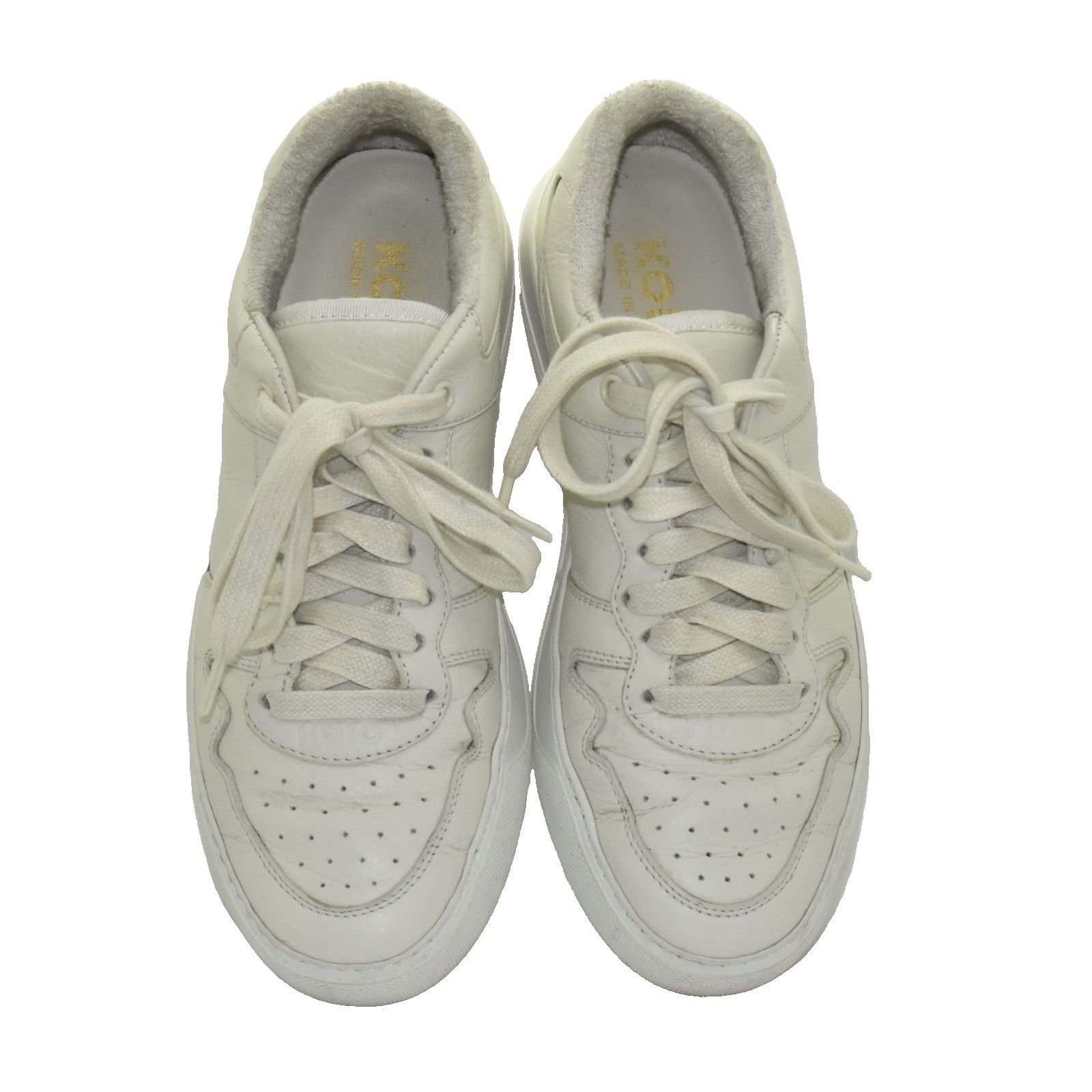 Koio KOIO Metro Leather Lace Up Low-Top Trainers Shoes Size 7 Size US 7 / IT 37 - 3 Thumbnail
