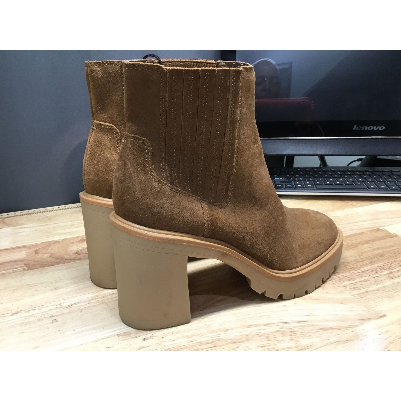 Dolce Vita Dolce Vita Caster H2O Boots Women 10 Suede Heel Ankle Boots Size US 10 / IT 40 - 2 Thumbnail