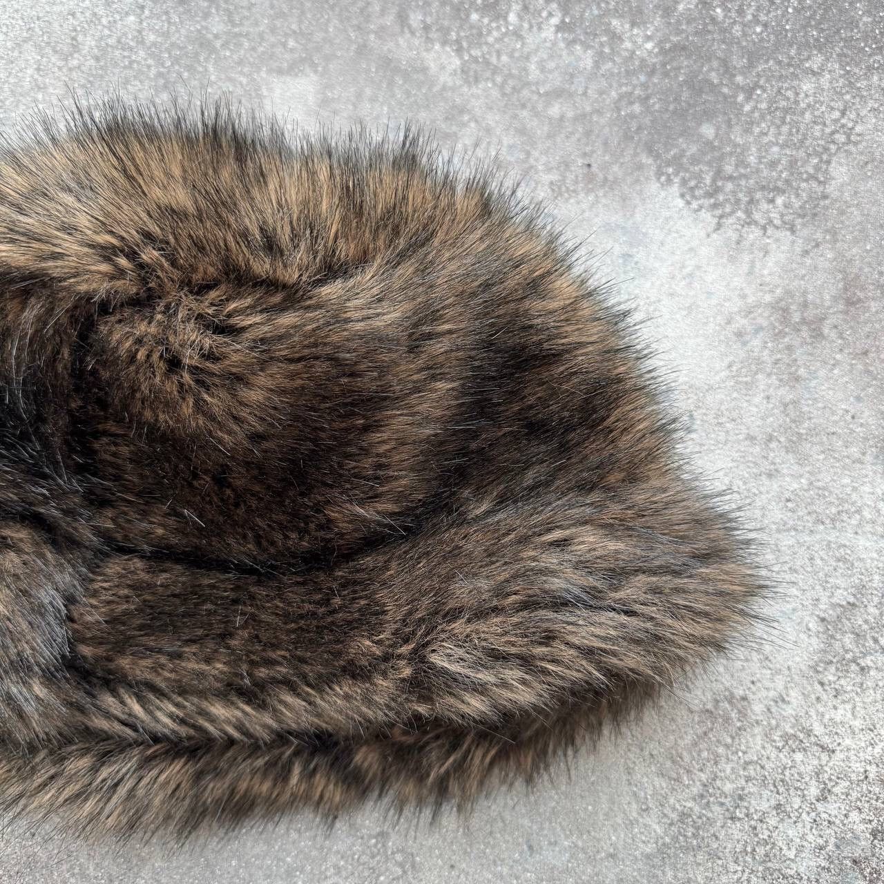 Hysteric Glamour × Japanese Brand × Vintage Amazing Y2K Faux Fur Vintage Bucket Hat Size ONE SIZE - 6 Thumbnail