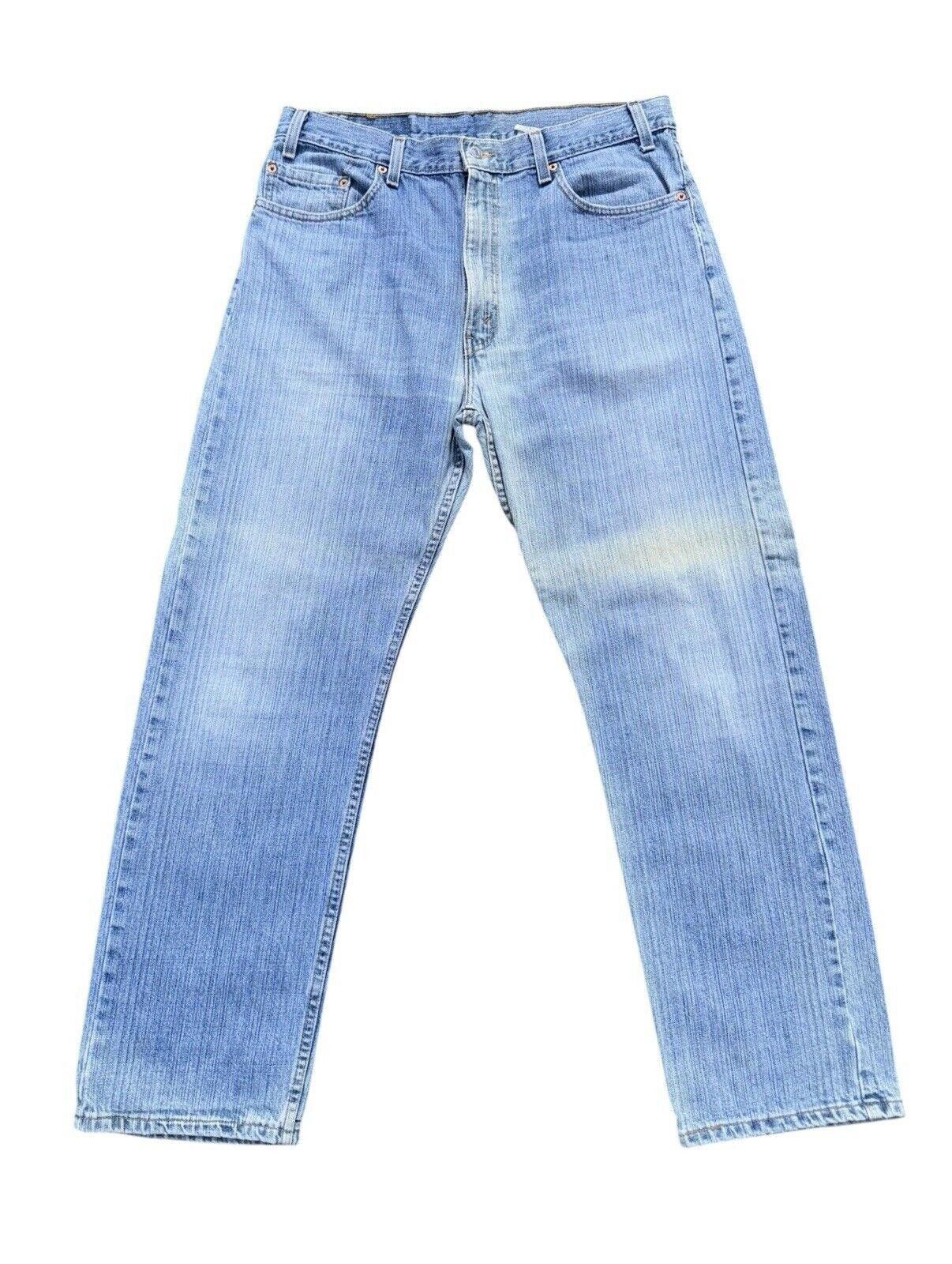 Levi's Vintage Levis 505 1980s Light Wash USA Faded Jeans 36x30 Size US 36 / EU 52 - 1 Thumbnail
