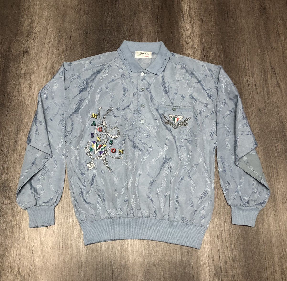 Vintage Vintage Magixson Monogram Sweatshirt Size US M / EU 48-50 / 2 - 14 Thumbnail