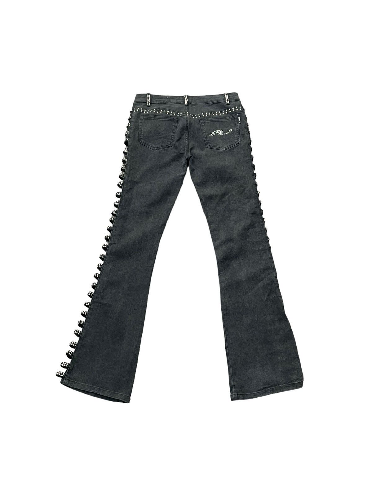 Designer Platinum Plush Flare Custom Denim Size 31" - 7 Thumbnail
