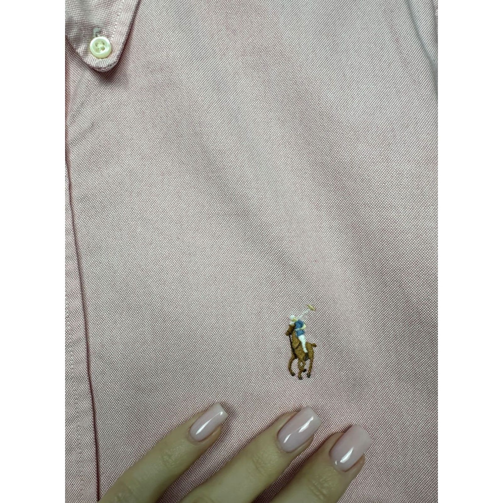 Polo Ralph Lauren Polo Ralph Lauren Mens Yarmoth Oxford Long Sleeve Shirt Size L Size US L / EU 52-54 / 3 - 3 Thumbnail
