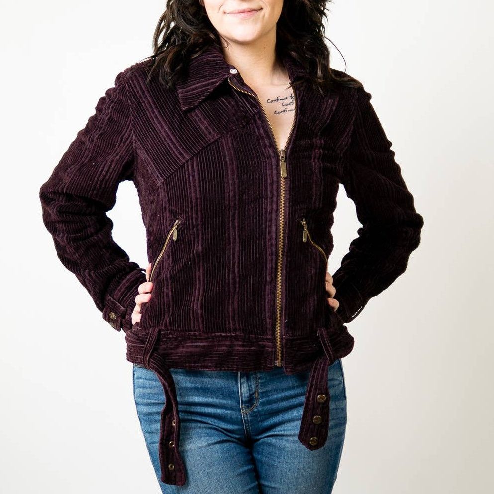Columbia Columbia Corduroy Burgundy Ribbed Jacket - M Size M / US 6-8 / IT 42-44 - 3 Thumbnail