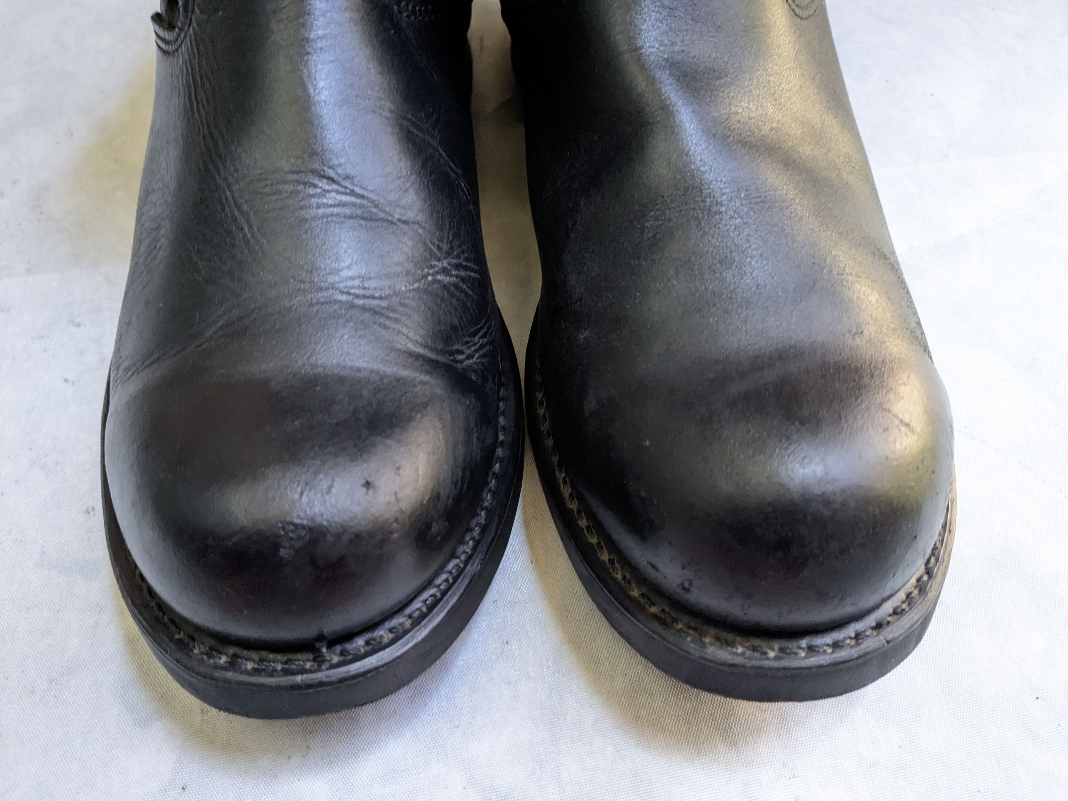 Frye Frye Engineer Black Leather 11 M Leather Buckle Size US 11 / EU 44 - 3 Thumbnail