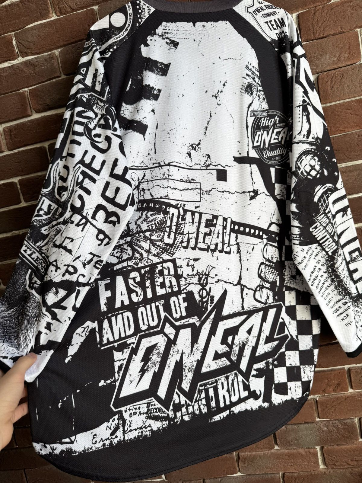 O'Neill O’Neal Motocross AOP Jersey Element Punk Rock Racing Rare Size US XL / EU 56 / 4 - 11 Thumbnail