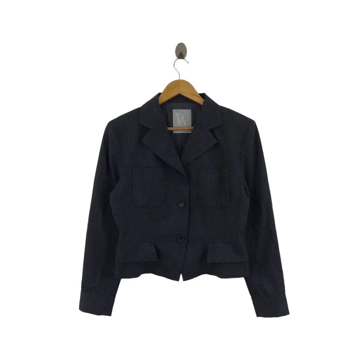 Vintage × Yohji Yamamoto Vtg 80’ YOHJI YAMAMOTO WORKSHOP Collection Blazer 2 Button Size M / US 6-8 / IT 42-44 - 1 Thumbnail