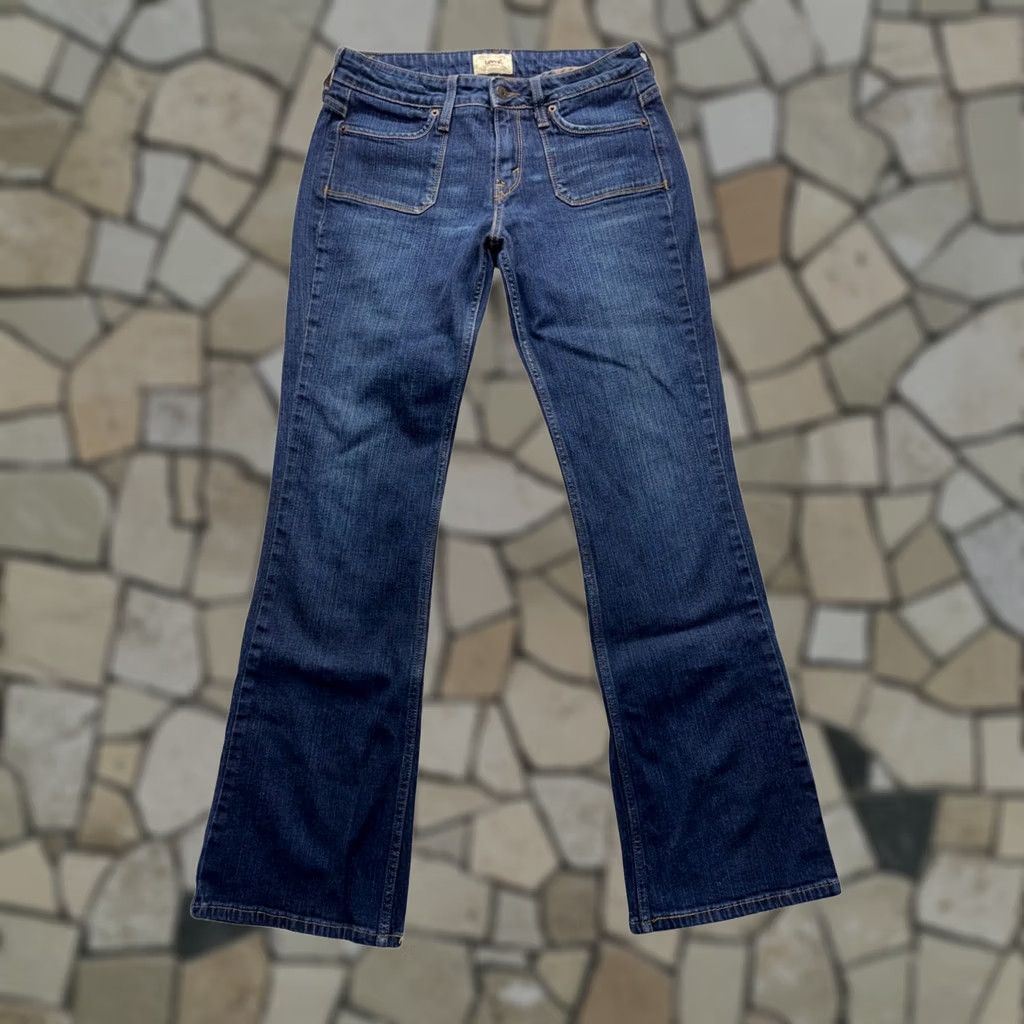 Levi's Levi's 545™ Jeans Dark Wash Denim Size 8 Classic Fit Bootcut Unisex Adults Regular 32" Inseam Mens Womens Boys Girls Size 30" / US 8 / IT 44 - 1 Thumbnail