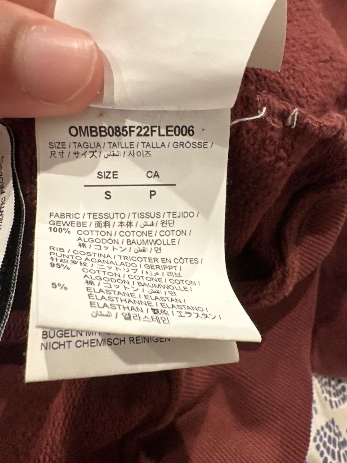 Off-White Off White white paint over script hoodie Size US M / EU 48-50 / 2 - 7 Thumbnail