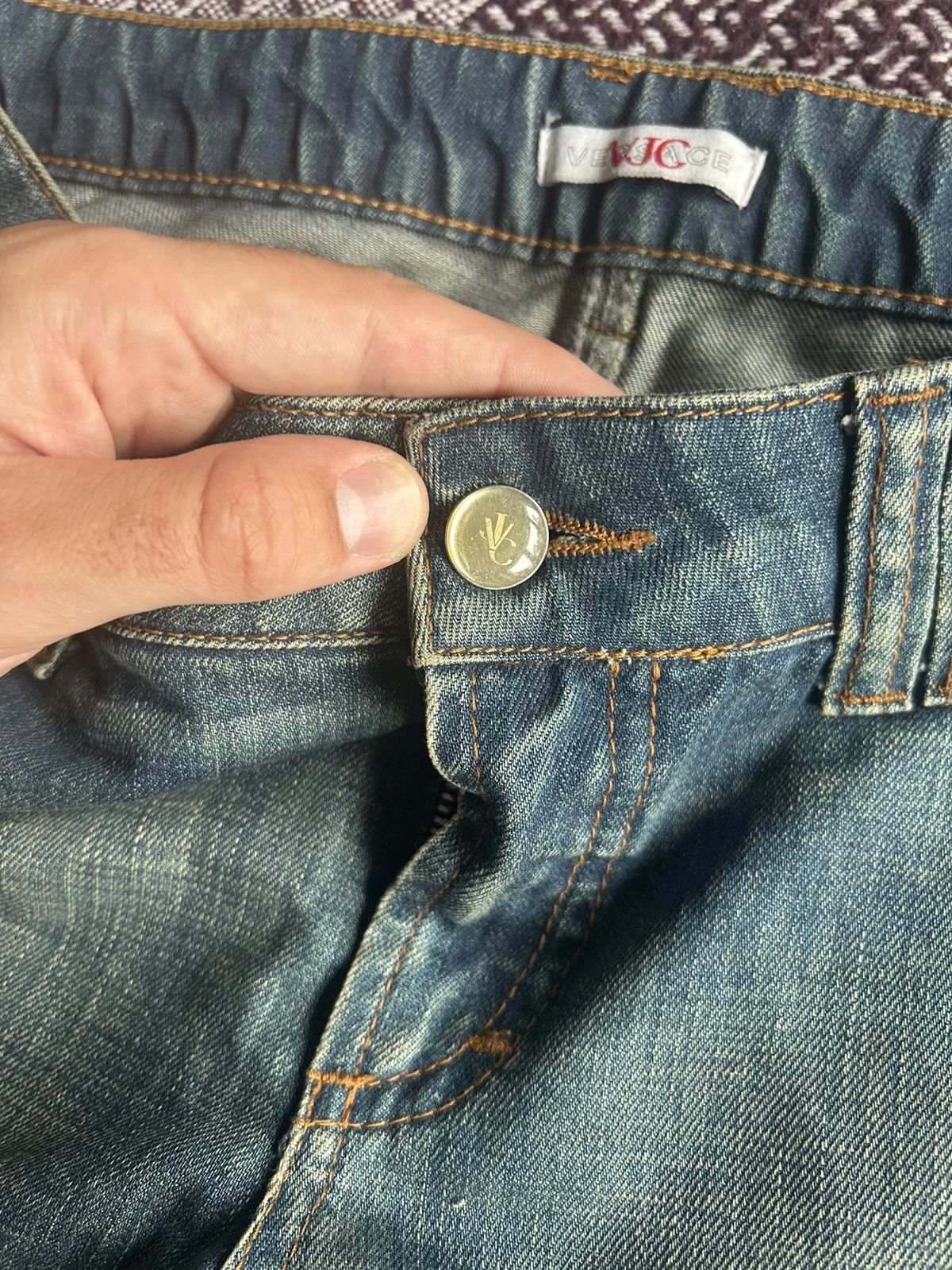 Versace Vintage Versace Jeans Mud Washed Streetwear Style Size 30 Size 30" / US 8 / IT 44 - 10 Thumbnail