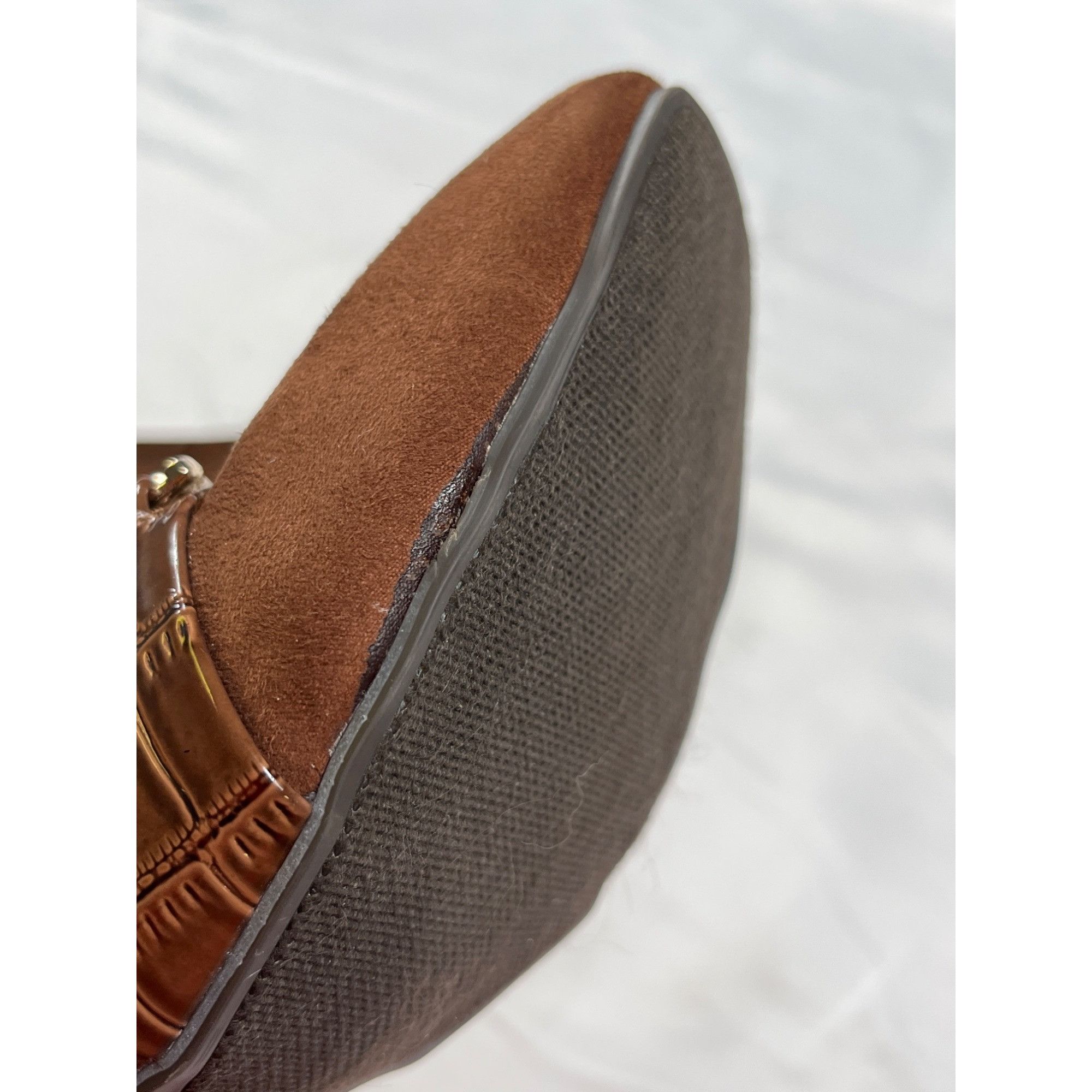 Designer Karen Scott Womens Brown loafer Heels Size 7M SKU 7303 Size US 7 / IT 37 - 10 Thumbnail