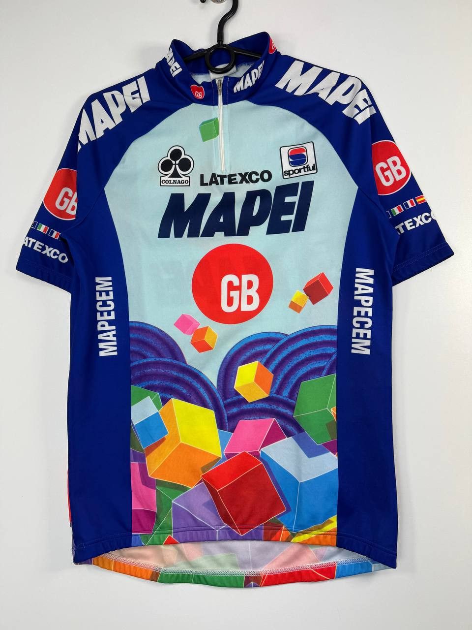 Other Vintage Mapei GB Cycling Jersey Colnago Sportful Mens Size L Size US L / EU 52-54 / 3 - 1 Thumbnail