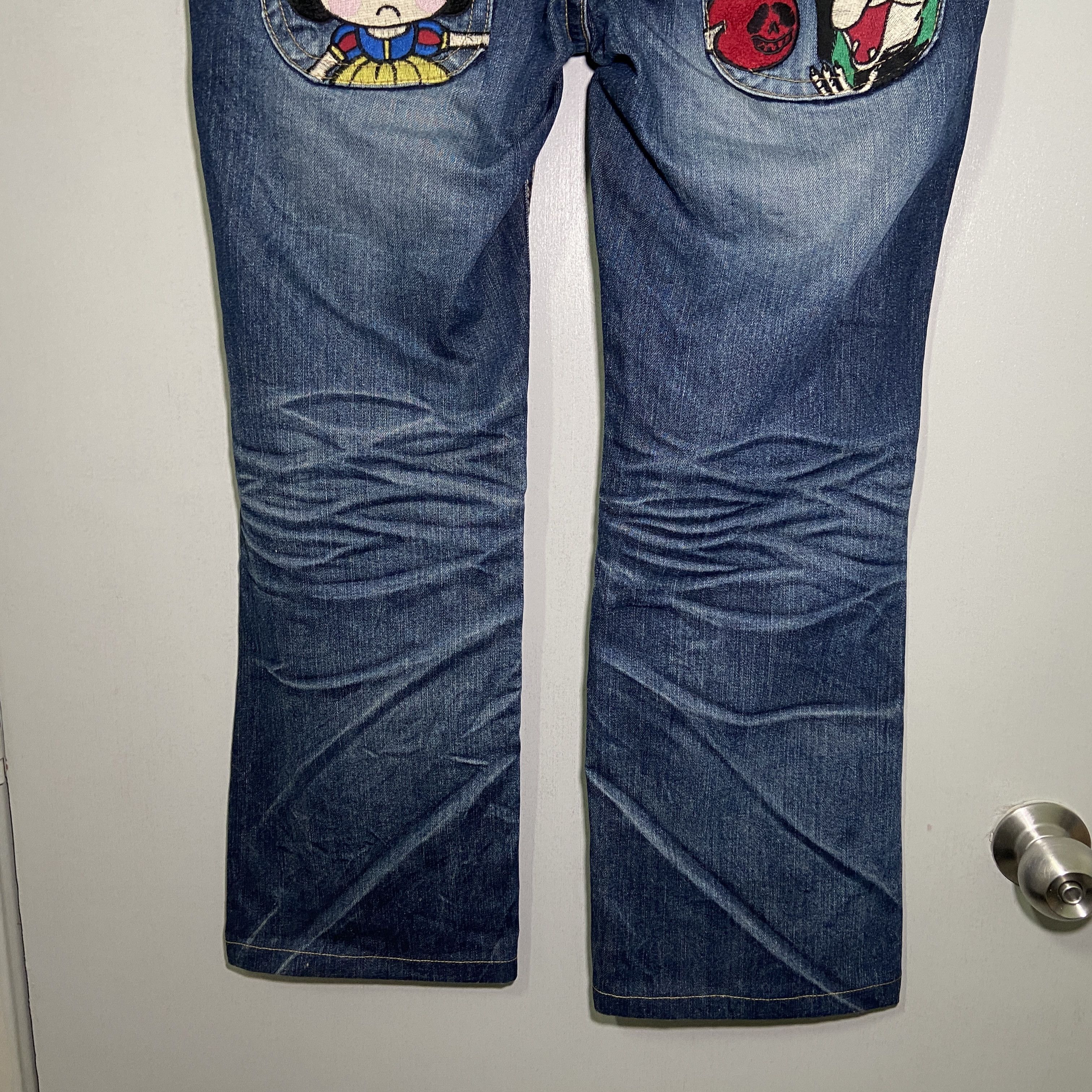 If Six Was Nine Lolita × Yoshitomo Nara Angry Princess Snow White Jeans Size US 36 / EU 52 - 7 Thumbnail