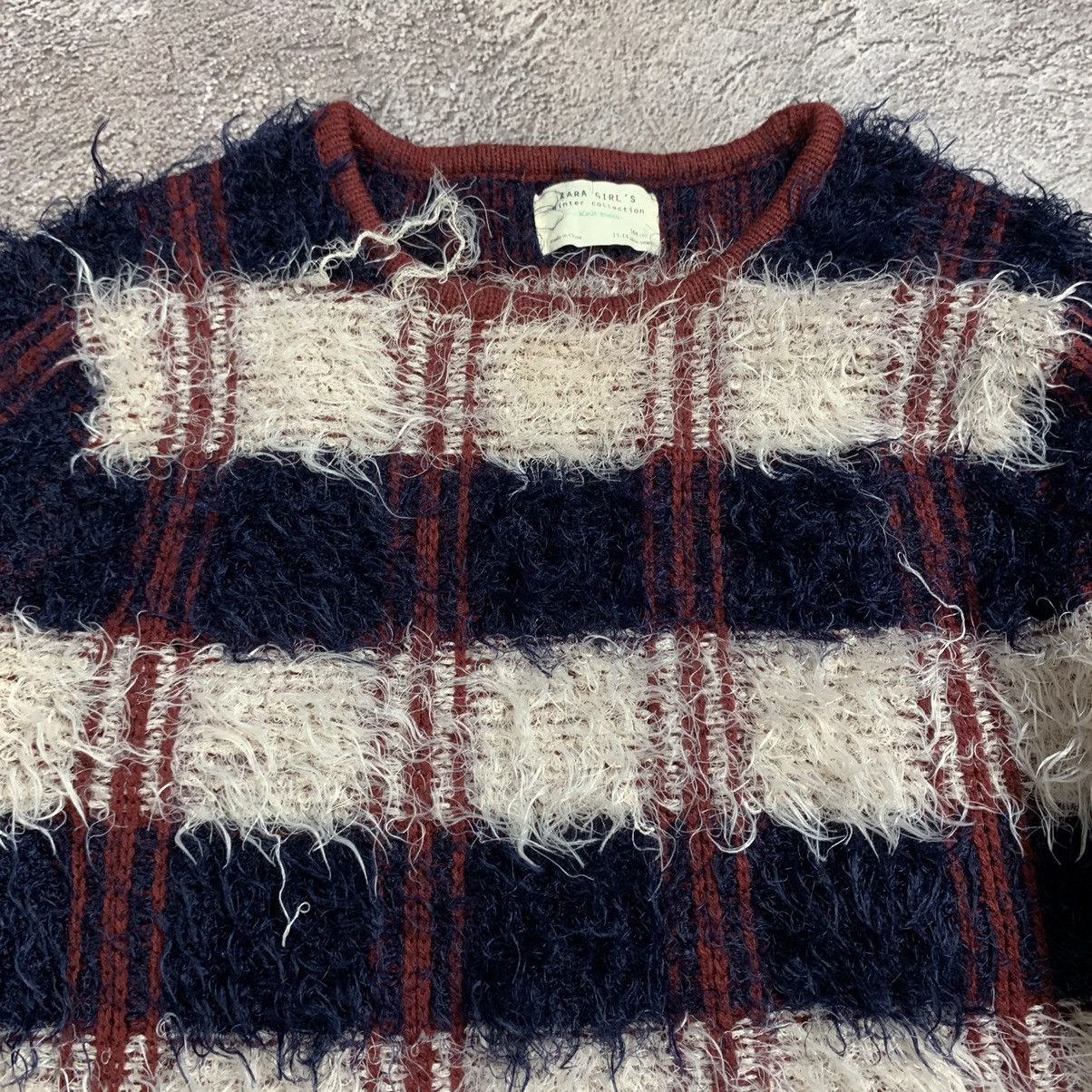 Vintage Vintage Y2K Mohair Striped Knit Sweater Grunge 90s Worn In S Size S / US 4 / IT 40 - 4 Thumbnail