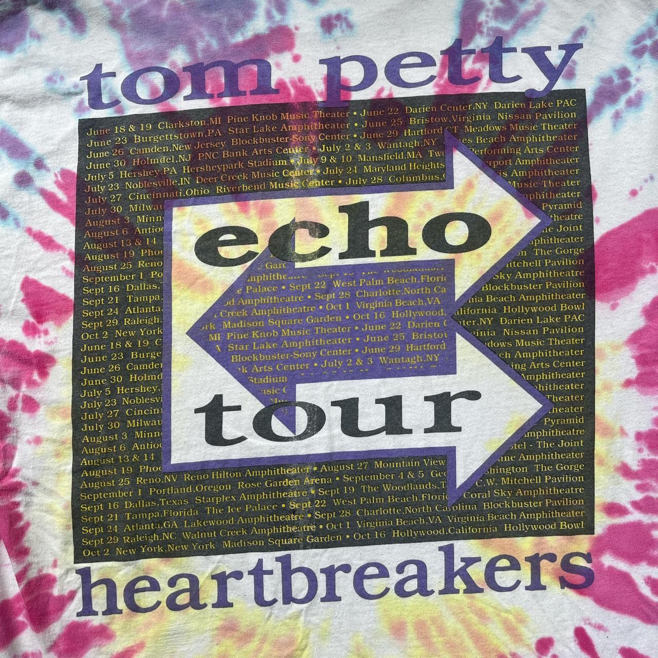 Vintage 1999 Tom Petty and the Heart Breakers Echo tour shirt Size US XL / EU 56 / 4 - 4 Thumbnail