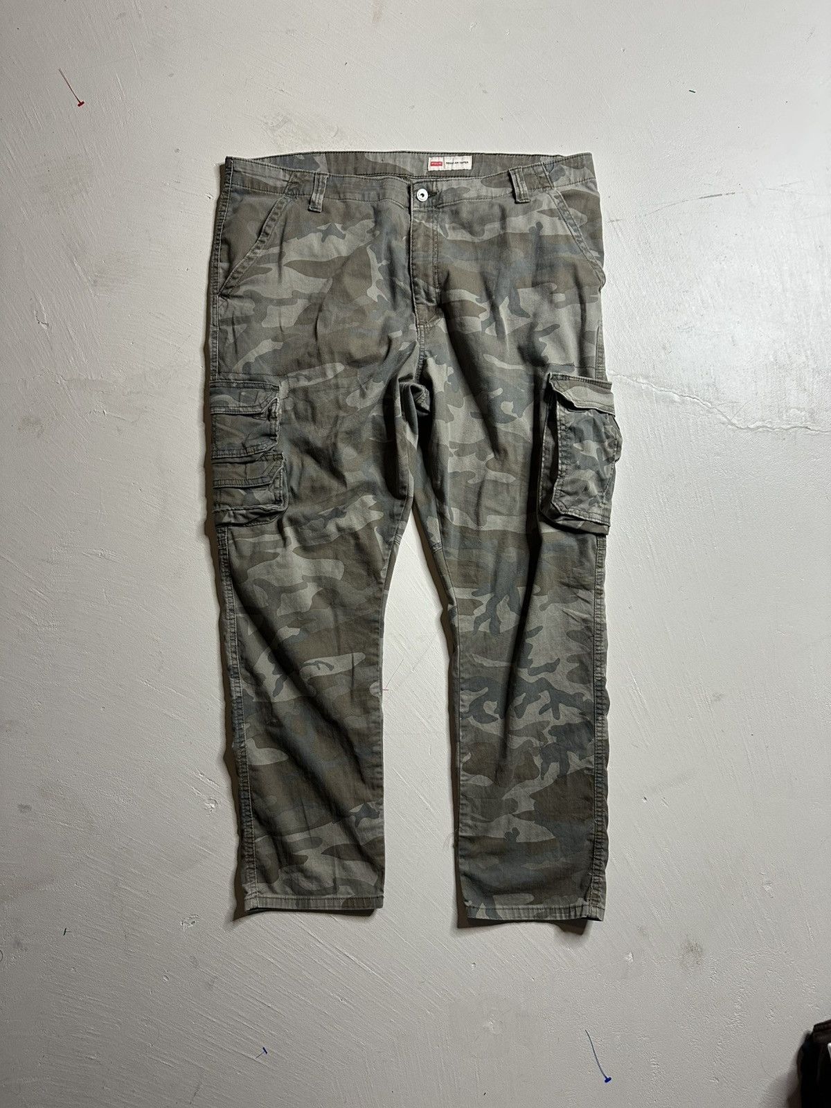 Wrangler Vintage Wrangler Regular Taper Camouflage Cargo Pants Size US 40 / EU 56 - 3 Thumbnail