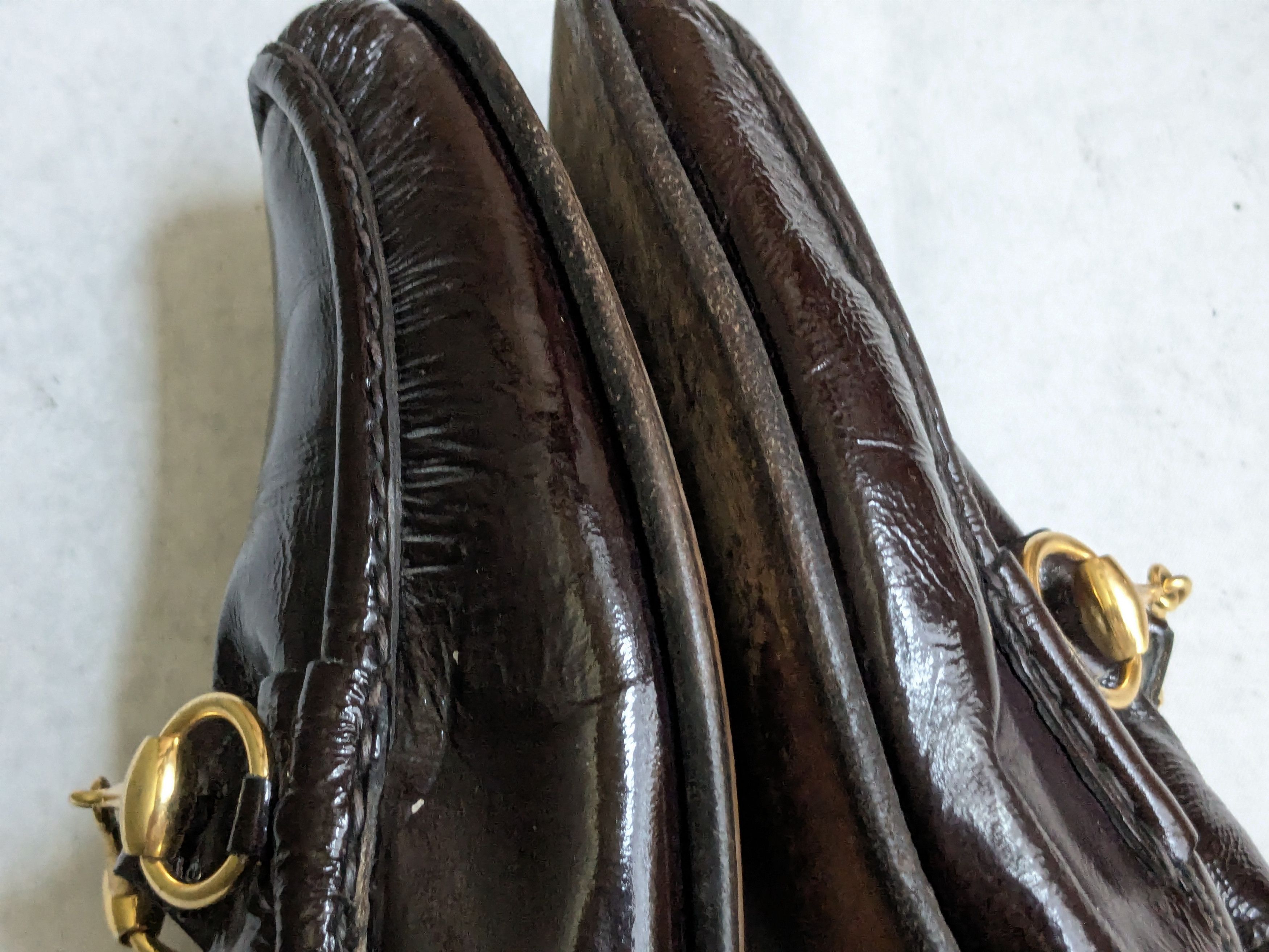 Gucci Vintage Gucci Horsebit Loafers Burgundy Leather 8.5 D Size US 8.5 / EU 41-42 - 8 Thumbnail