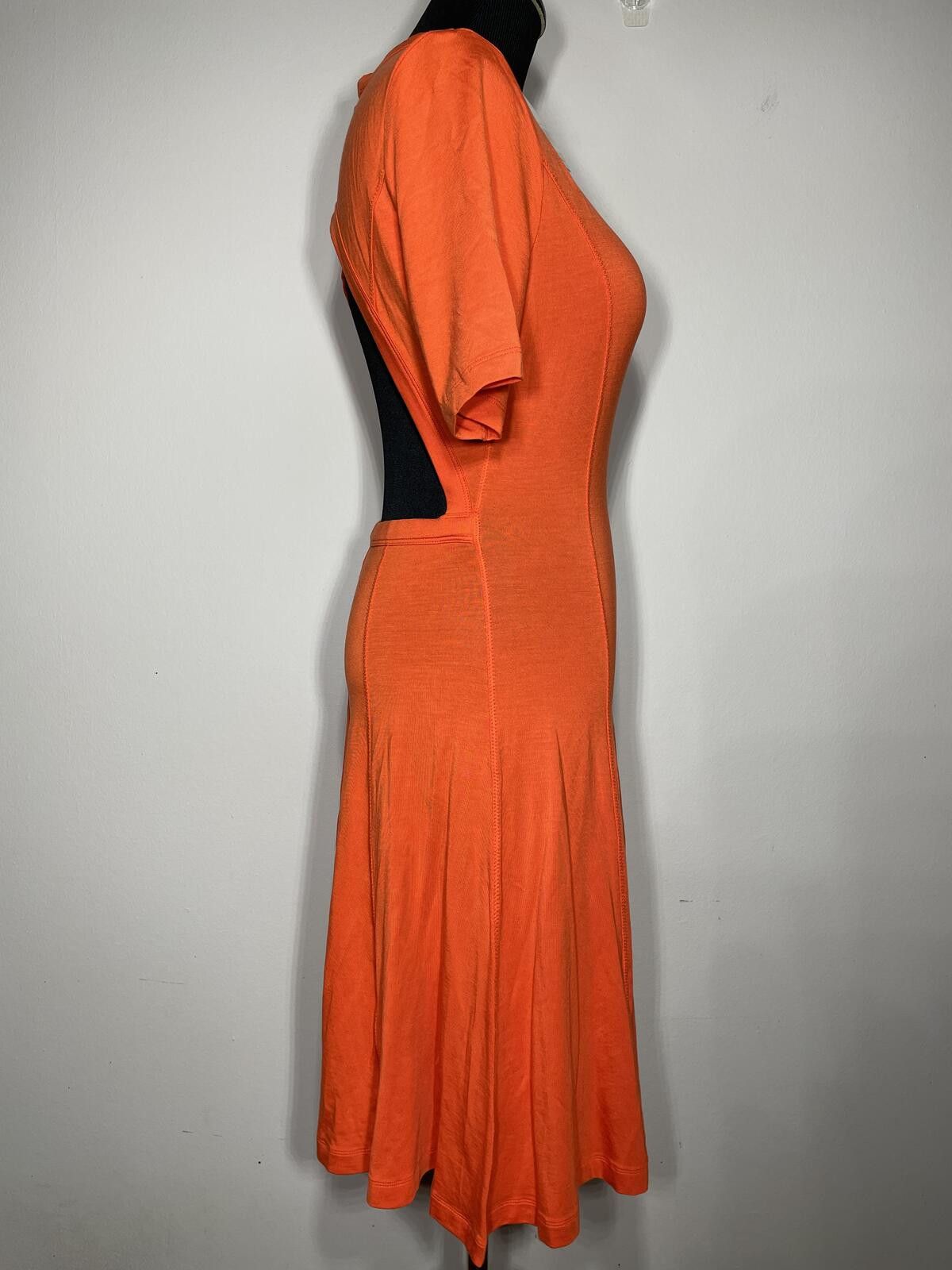Other Ninety Percent Burnt Orange Knit Midi Dress Sz S Minimalist Size S / US 4 / IT 40 - 7 Thumbnail