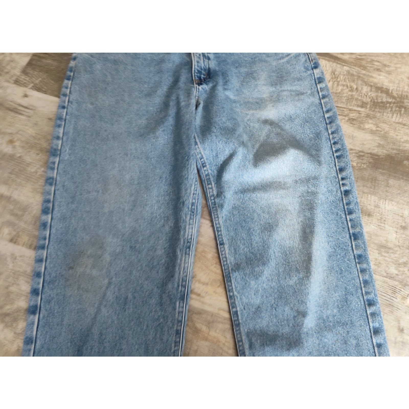 Carhartt VINTAGE Carhartt Jeans Mens Relaxed Fit 38x28 Blue Tapered Denim Medium Wash 90s Distressed Size US 38 / EU 54 - 4 Thumbnail