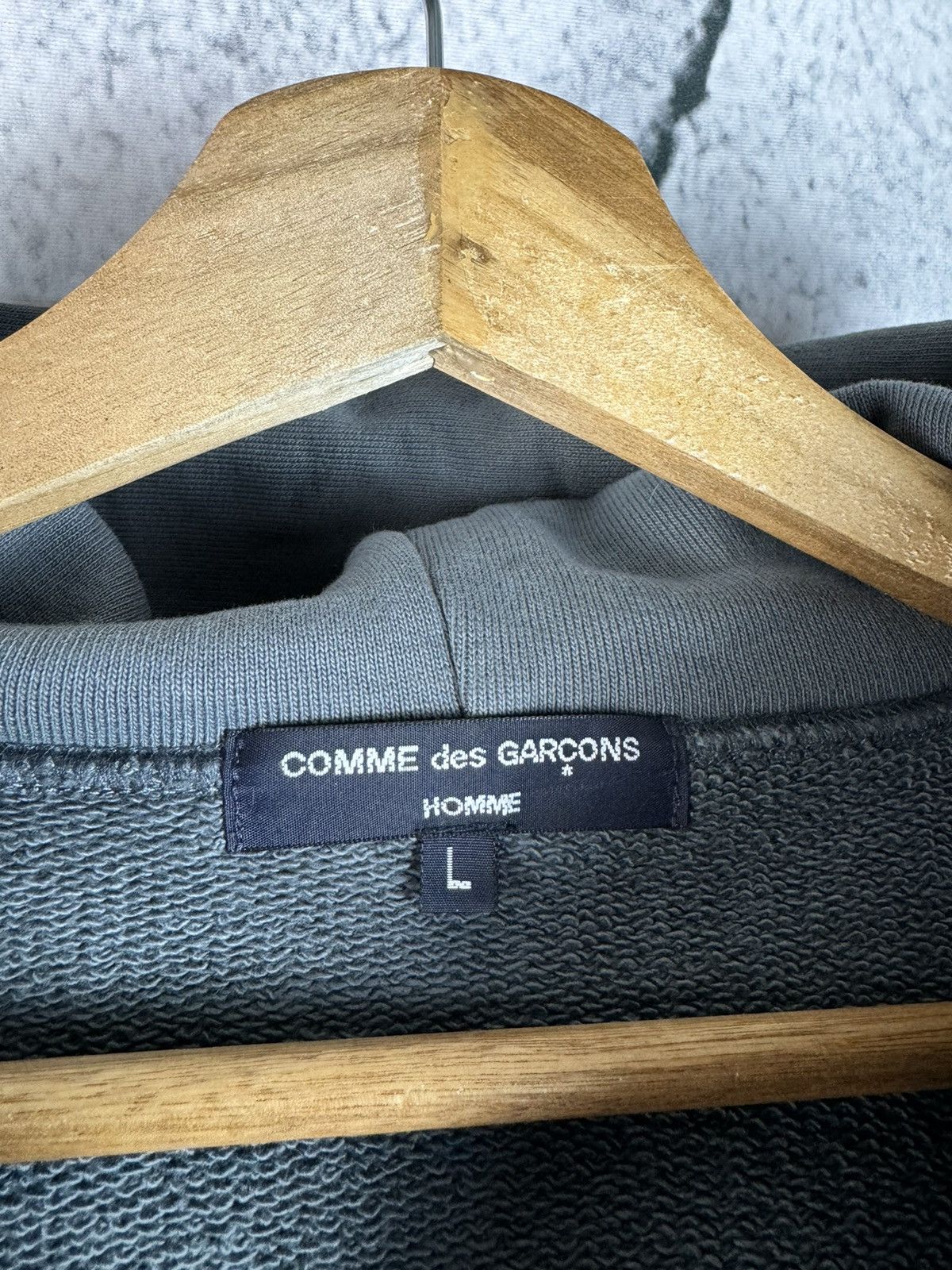 Comme des Garcons commes des garcons homme heavy zip hoodie Size US L / EU 52-54 / 3 - 3 Thumbnail