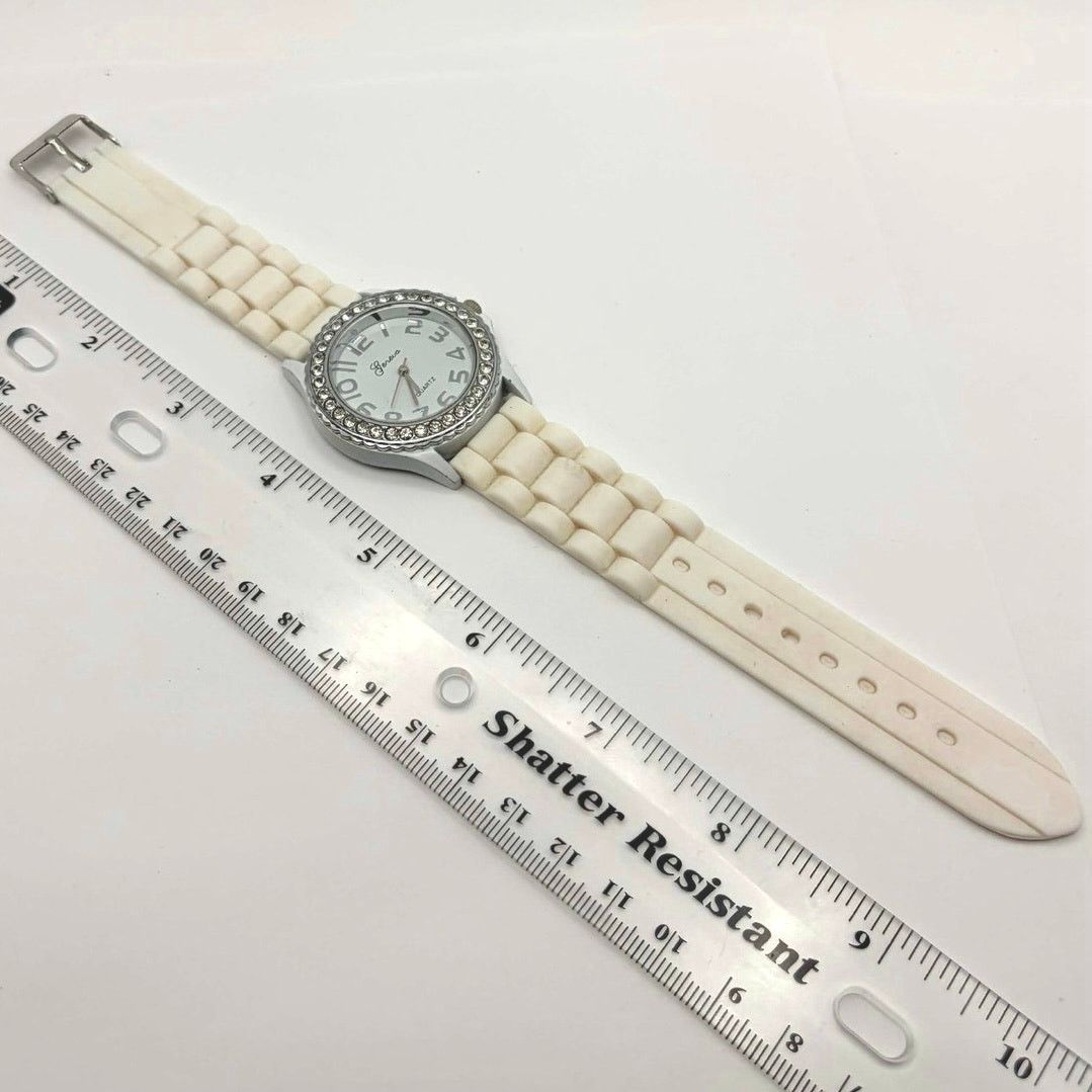 Geneva White Geneva Men’s Watch Size ONE SIZE - 4 Thumbnail