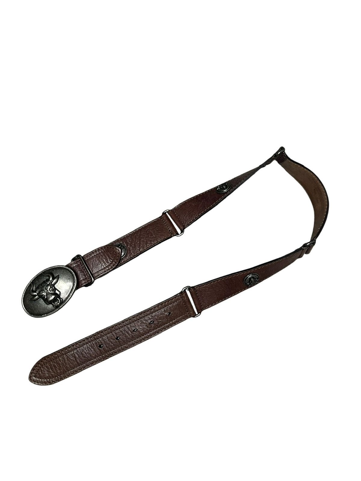 Jean Paul Gaultier F/W 94 Bull Concho Belt Size 32 - 3 Thumbnail