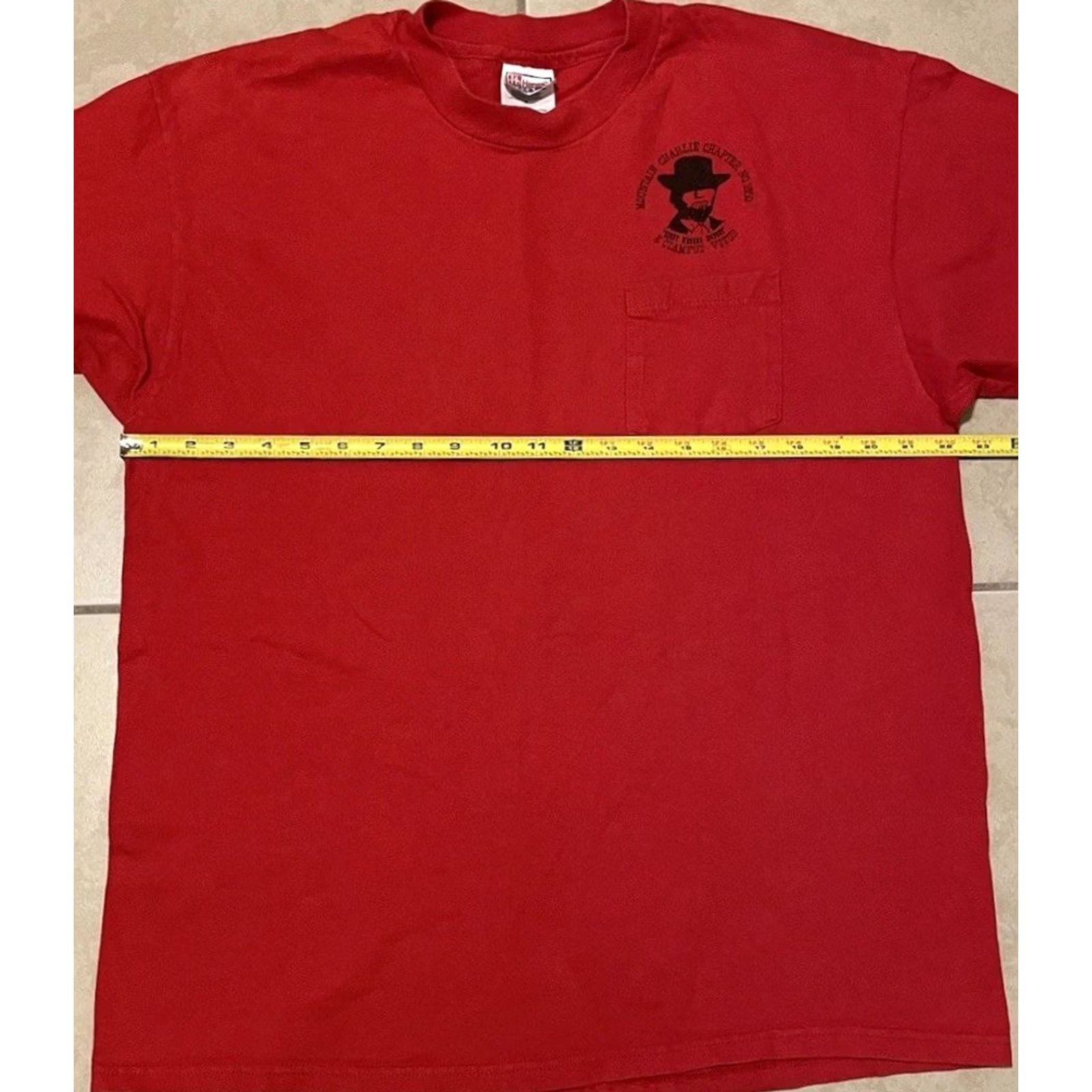 Vintage VINTAGE E Clampus Vitus Mountain Charlie Chapter Shirt XL Red Logo Short Sleeve T-Shirt Mens 90s Biker Grunge Striped Pattern Size US XL / EU 56 / 4 - 7 Thumbnail