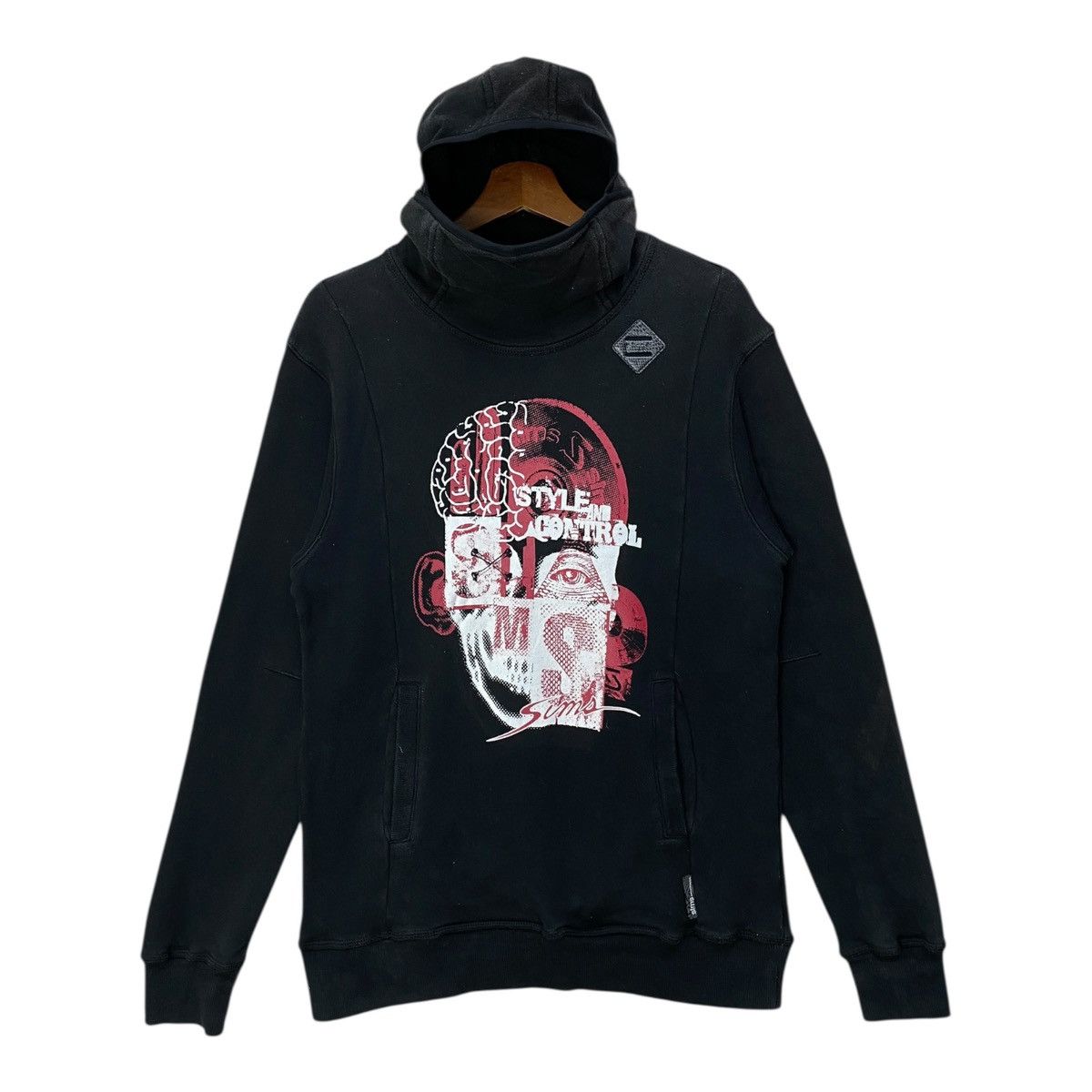 Simms Sims Snowboards Hoodie Mask Big Logo Pocket Size L Size US L / EU 52-54 / 3 - 1 Thumbnail