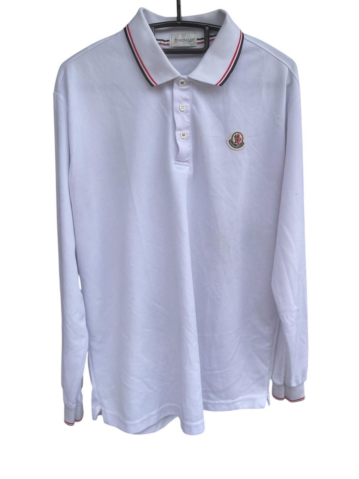 Moncler Moncler Polo Longsleeve Size US L / EU 52-54 / 3 - 1 Thumbnail