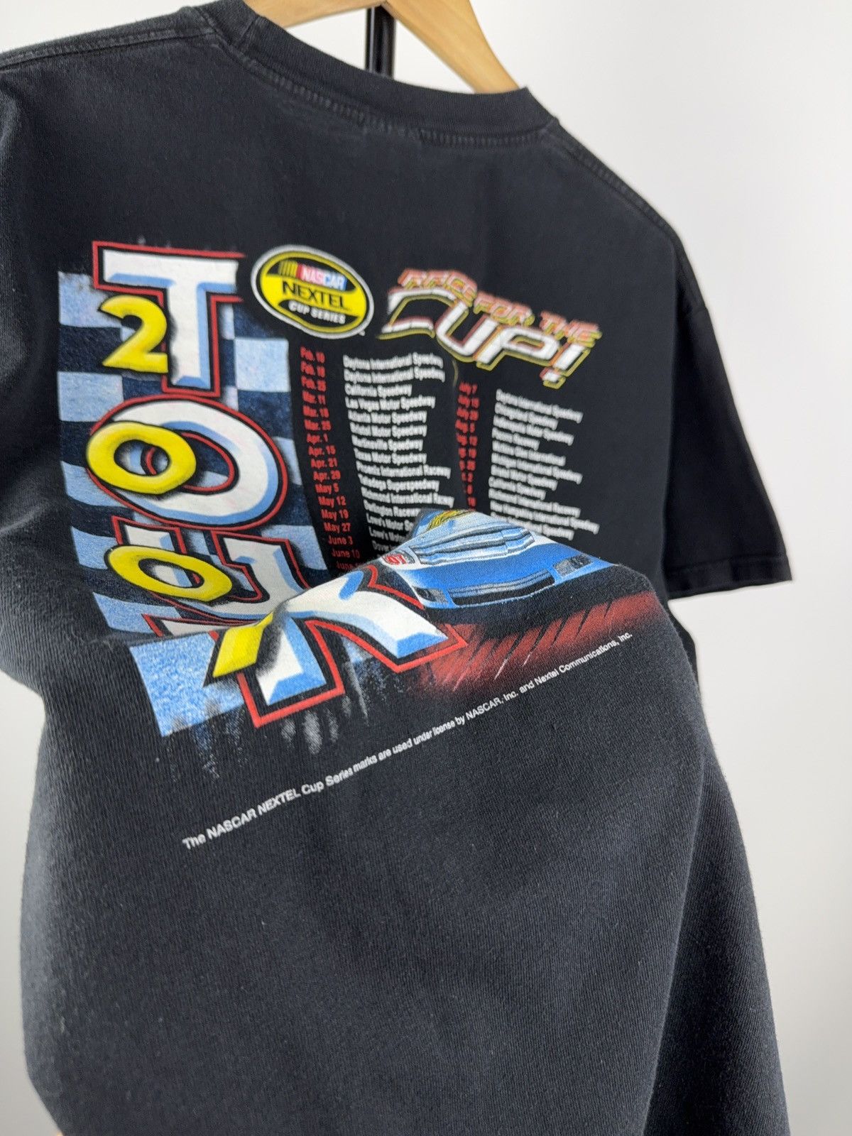 NASCAR × Vintage Vintage 2007 NASCAR Nextel Cup Series Racing Tour Tee Shirt Size US L / EU 52-54 / 3 - 6 Thumbnail