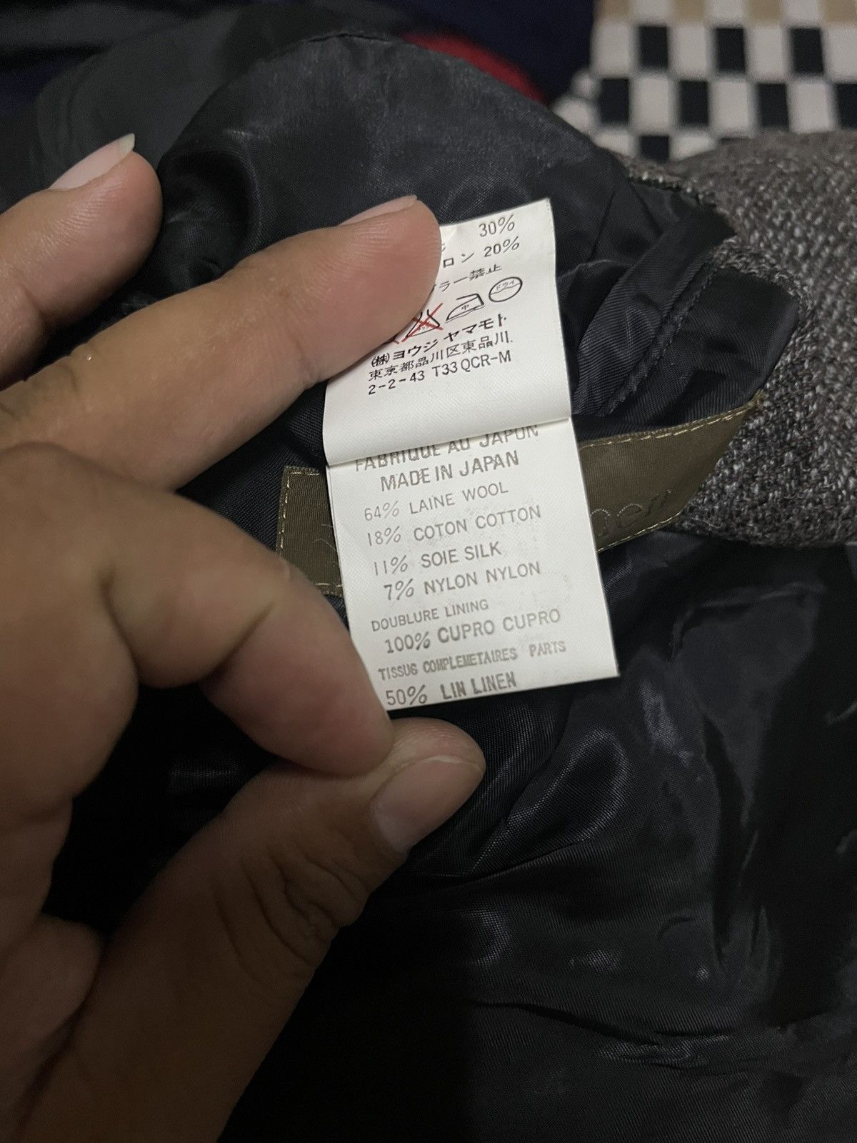 Yohji Yamamoto Yohji Yamamoto Y’S For Men Fleece Patchwork Size US L / EU 52-54 / 3 - 5 Thumbnail