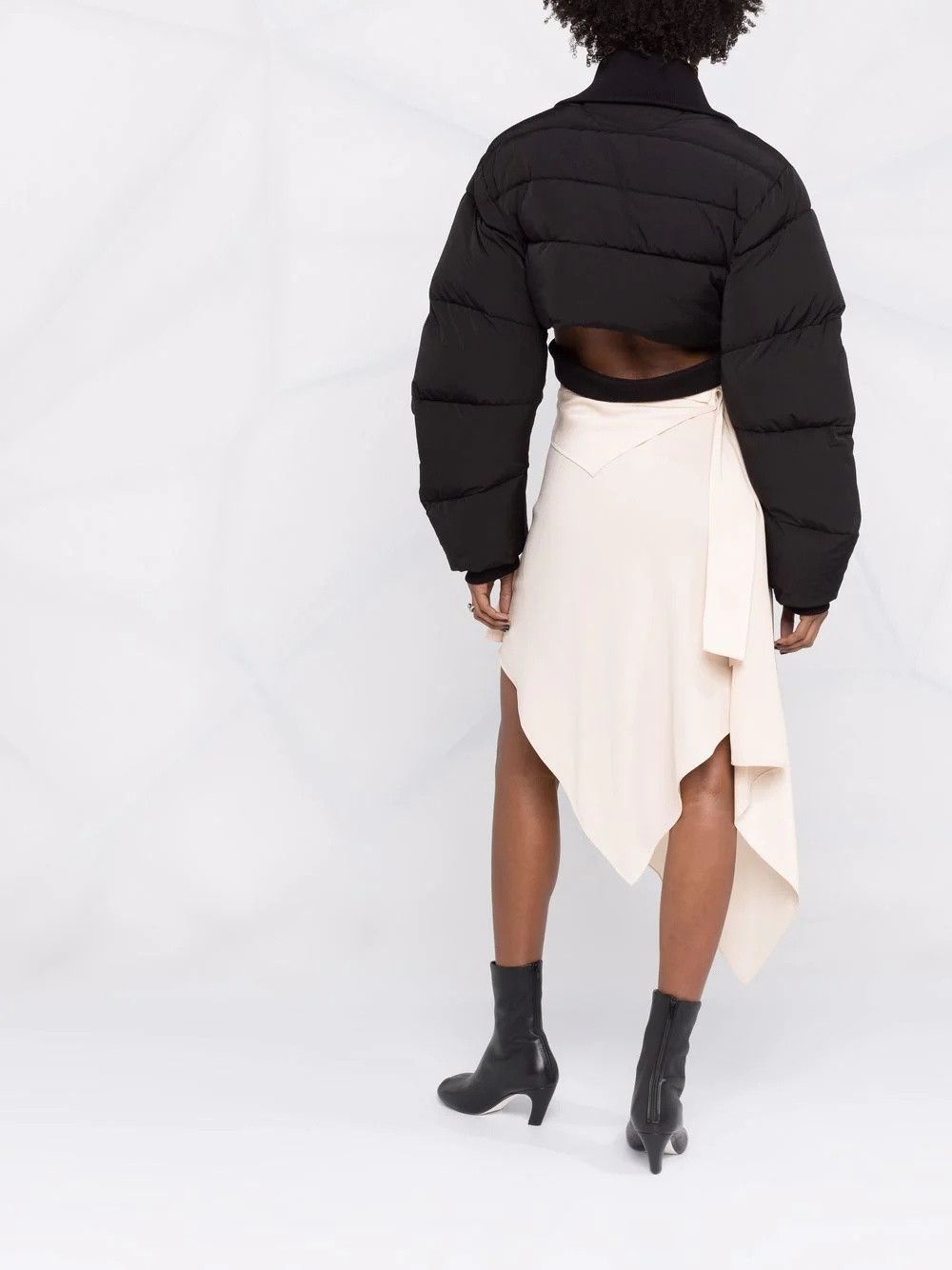 Givenchy o1y0925 Midi Skirt in Beige Size 30" / US 8 / IT 44 - 4 Thumbnail