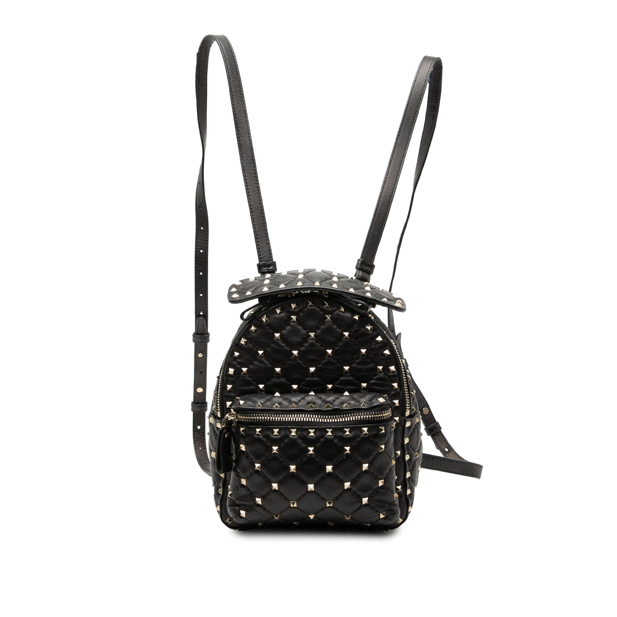 Valentino Mini Nappa Rockstud Spike Backpack Size ONE SIZE - 1 Thumbnail