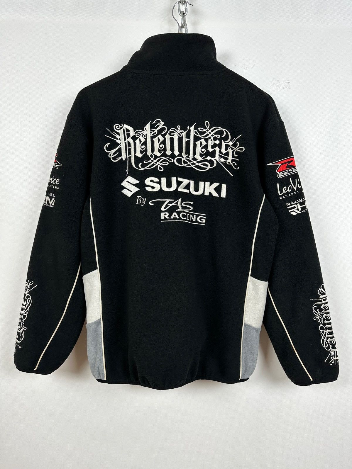 Vintage Vintage Suzuki Relentless By Taz Racing Zip Fleece Jacket Size US M / EU 48-50 / 2 - 2 Thumbnail