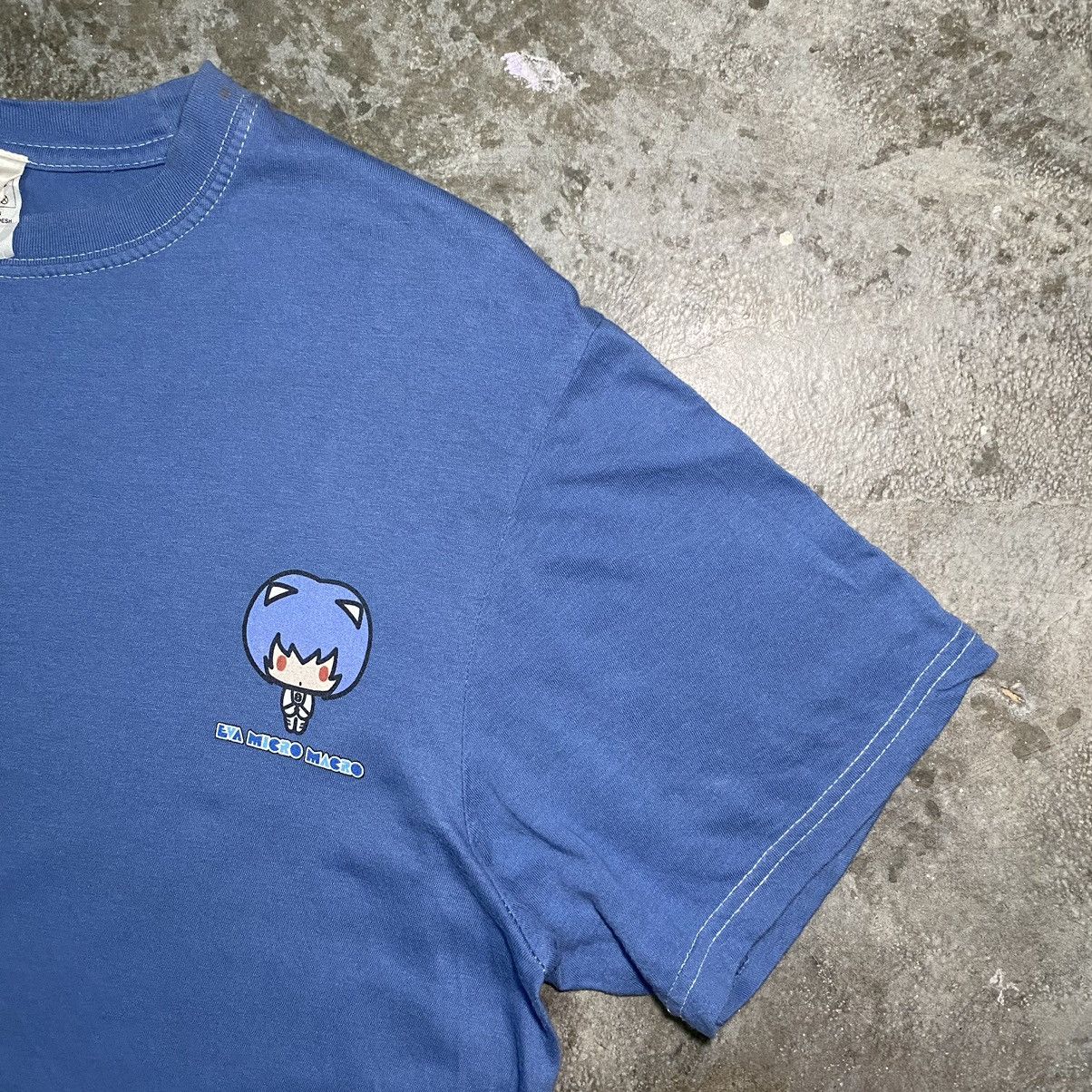 Anime Evangelion Micro Macro Rei Ayanami Anime T Shirt Size US L / EU 52-54 / 3 - 6 Thumbnail