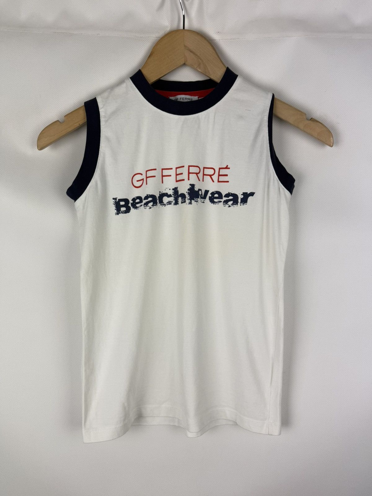 GF Ferre GF Ferre Teens Y2K Big Logo Sleeveless Tank TopLadies XXS Size XXS / US 00 / IT 34 - 1 Thumbnail