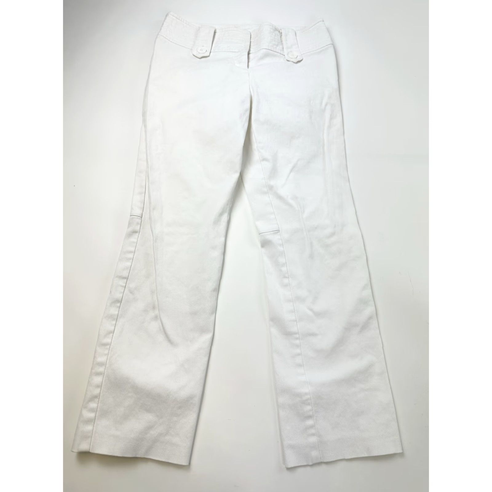 Vintage Caché Pants Women’s 4 White Cropped Cotton Spandex Regular Size 4 Womens Pants White Cropped Caché Size 27" / US 4 / IT 40 - 2 Thumbnail